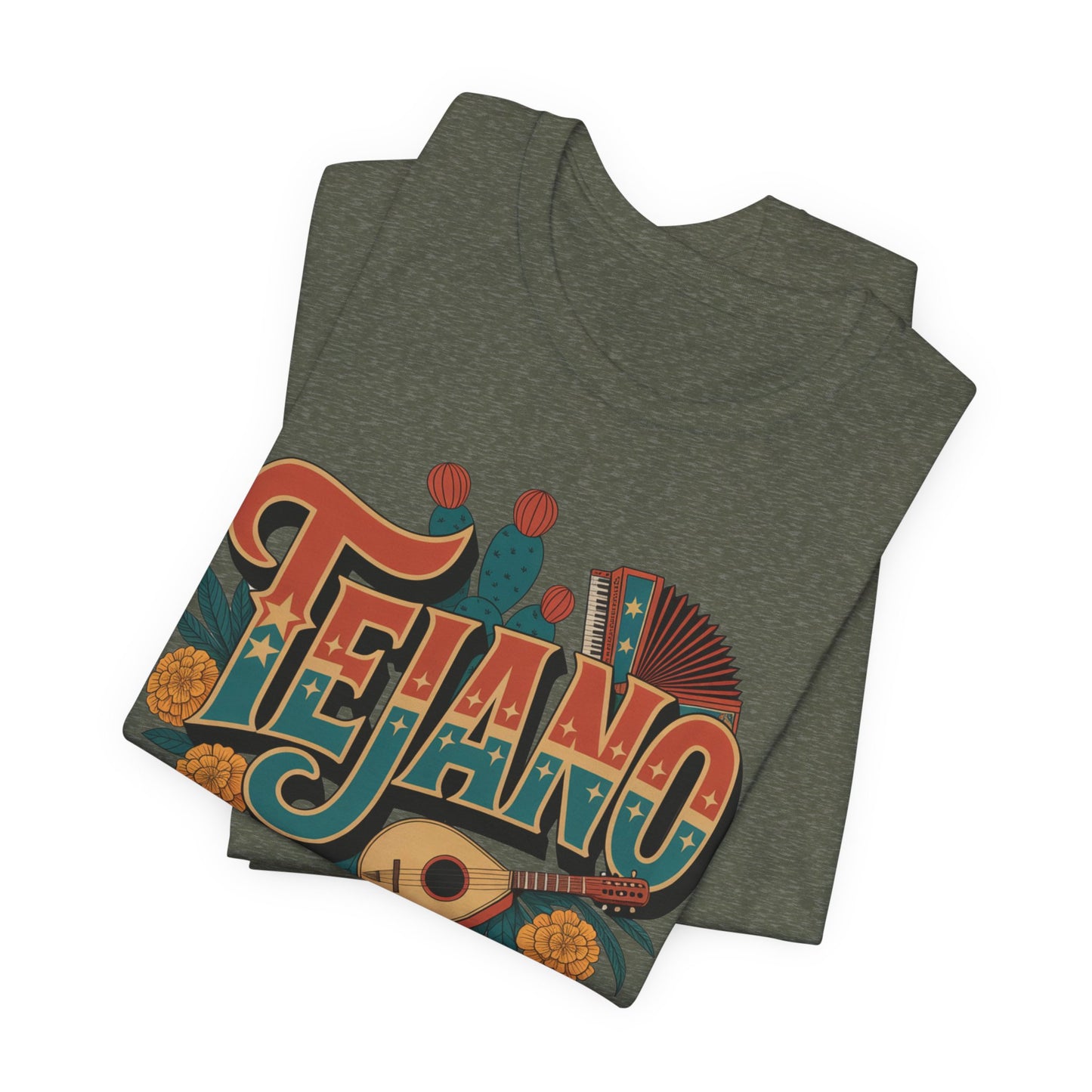 Tejano T-Shirt - Orgulloso Tejano Pride Tee - Texas Mexican Heritage Gift - Latino Culture Shirt - Tex Mex Style