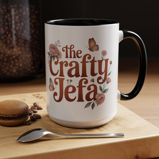 La Jefa Mug — Latina Boss Gift, Hispanic Empowerment Coffee Cup, Spanish Gift for Her, Feminist Latina Pride Mug