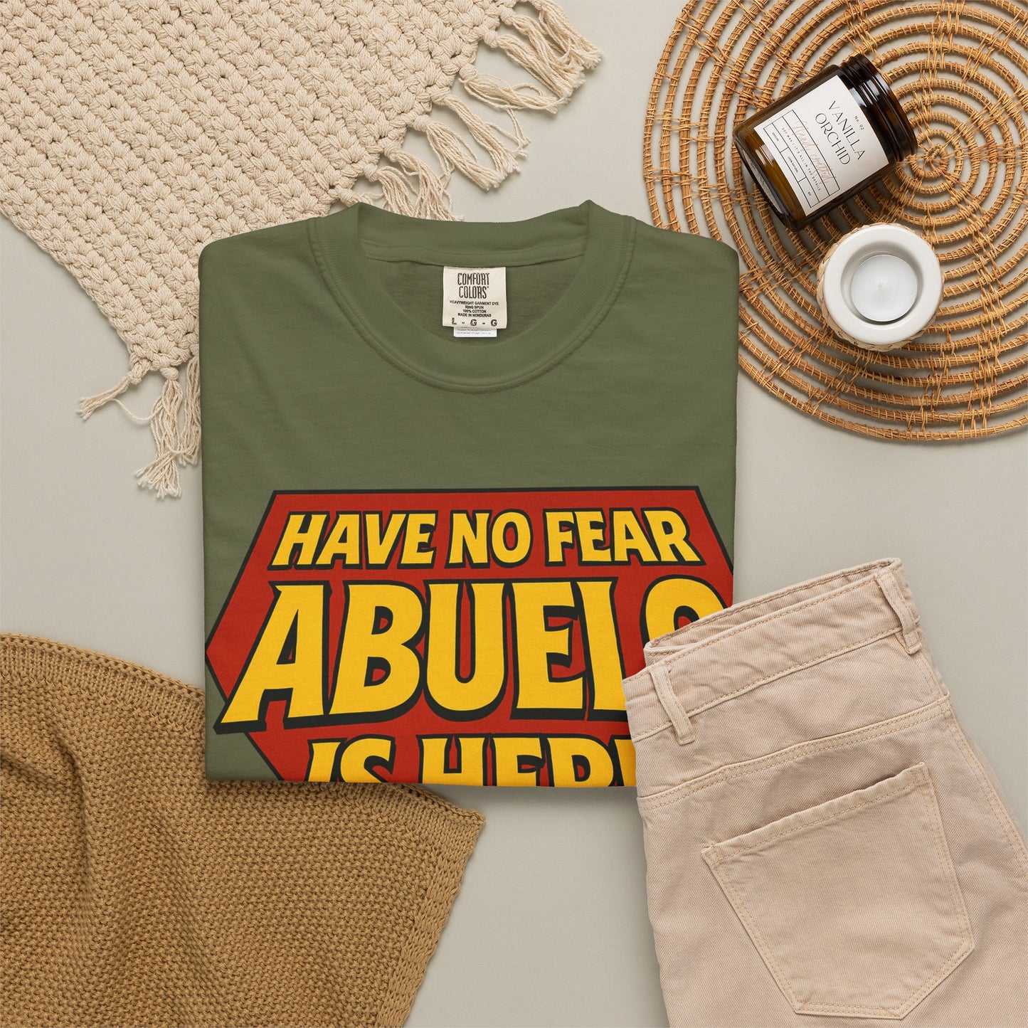 Have No Fear Abuelo is Here Shirt | Gift for Abuelo Tee
