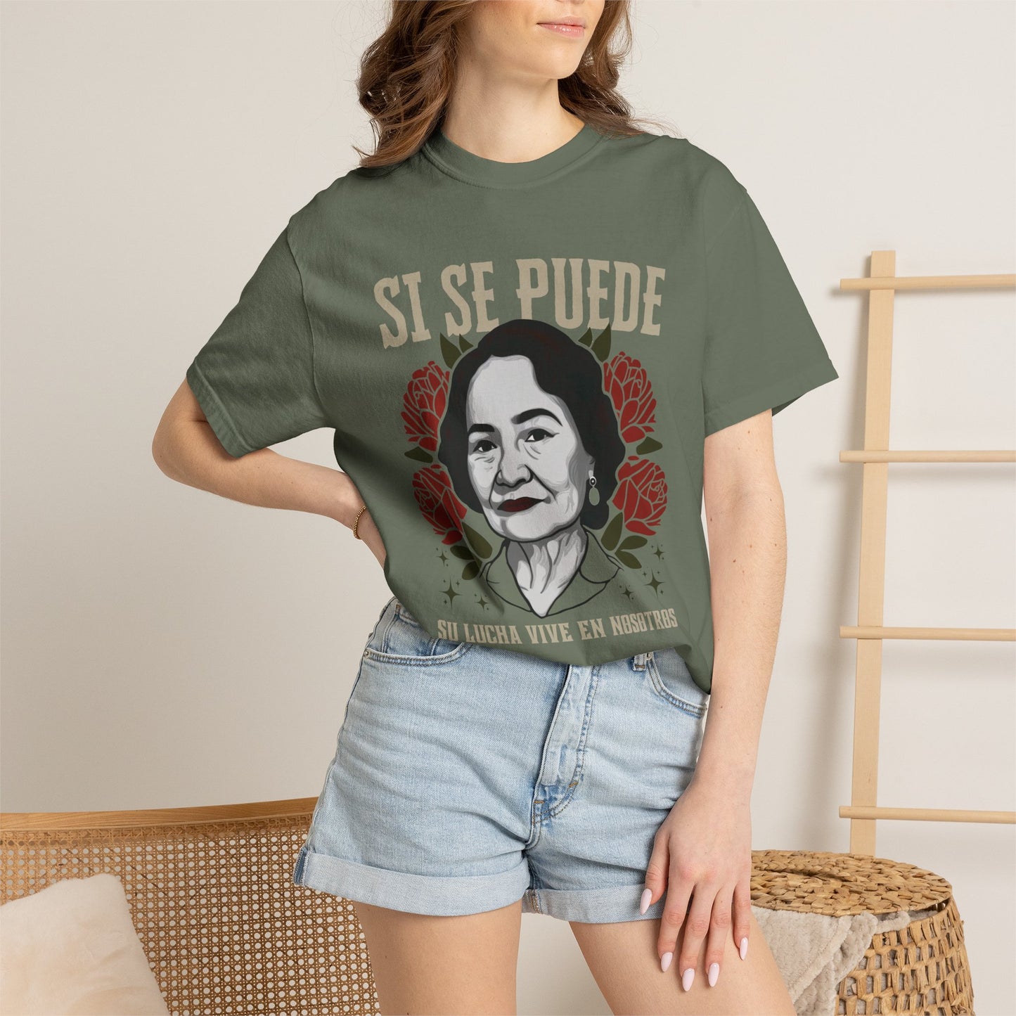 Si Se Puede Dolor Huerta T-Shirt | Huelga Civil Rights Tee | Unisex Shirt | Comfort Colors Farmworker Immigrant Shirt