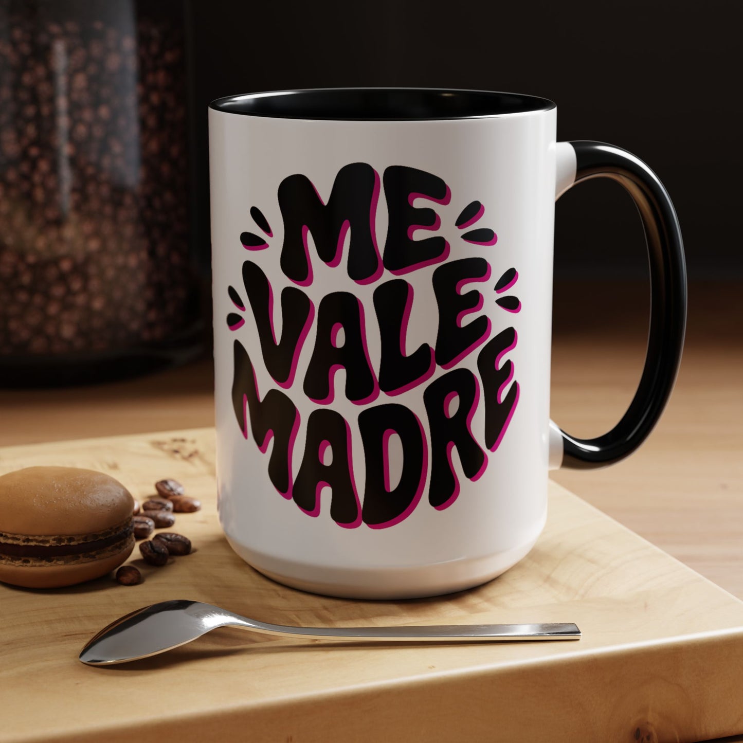 Me Vale Madre Mug - Funny Spanish Phrase Gift - Latino Family Humor Cup - Mexican Saying Coffee Mug - Hispanic Attitude Gift
