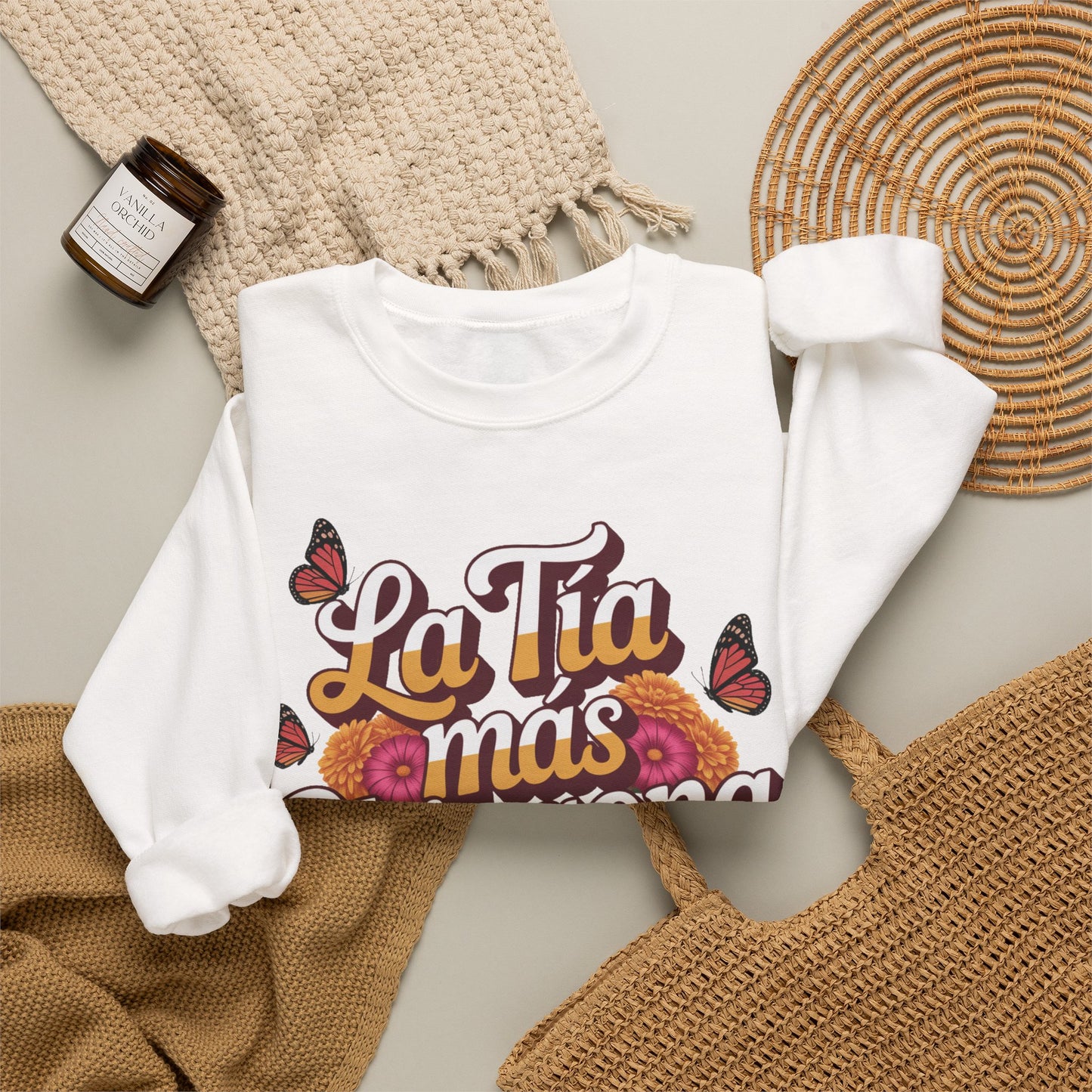 Tia Sweatshirt - Best Tia Ever Gift - Latino Family Pullover - Tia Favorita Hoodie - Hispanic Aunt Gift - Tia Vida Sweatshirt