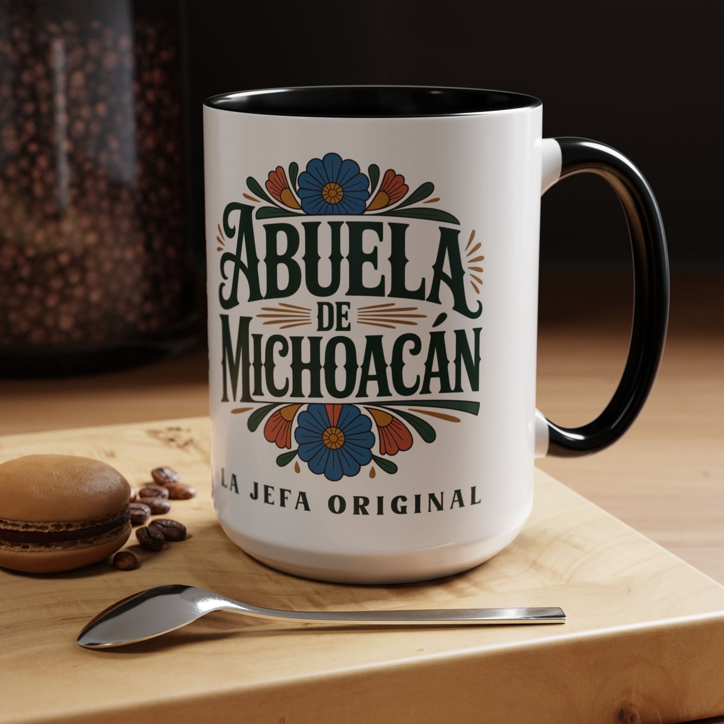 Abuela de Michoacan Mug - Spanish Grandma Coffee Cup Gift | Latino Family Mug | Abuelita Regalo | Hispanic Grandmother Present
