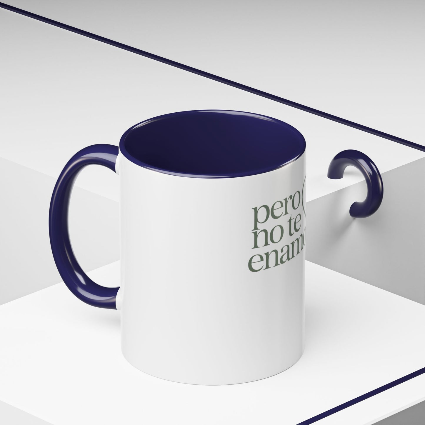 Pero No Te Enamores Mug - Funny Spanish Relationship Gift - Latino Humor Coffee Cup - Hispanic Love Gift
