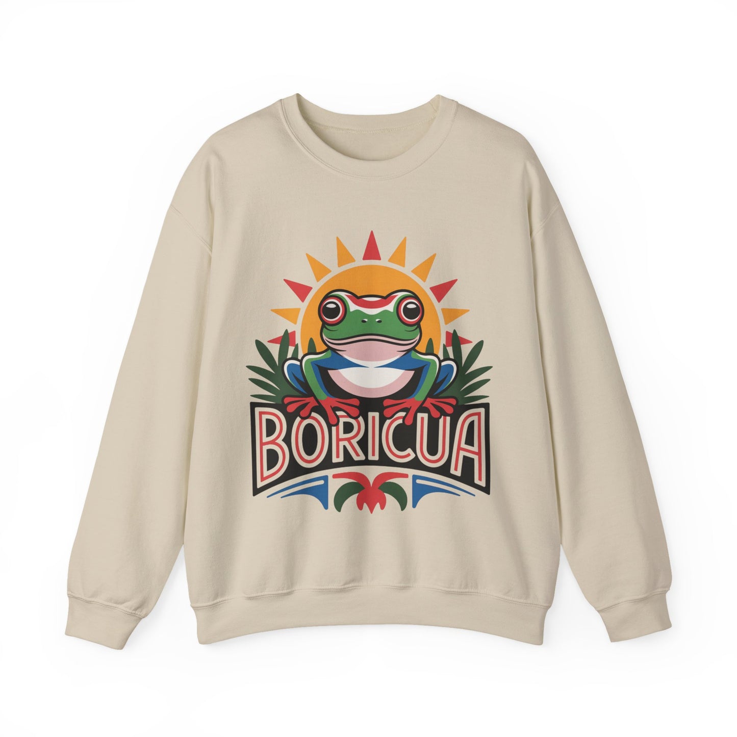 Boricua Sweatshirt - Puerto Rican Pride Gift - Borinquen Heritage Sudadera - Latino Hispanic Pride Wear
