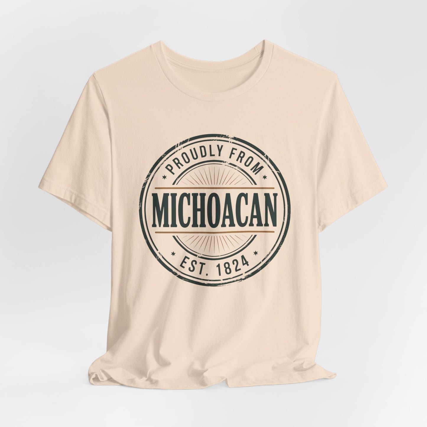 Michoacán T-Shirt - Mexican State Pride Tee - Michoacano Heritage Gift - Orgullo Mexicano Shirt - Mexico Regional Wear