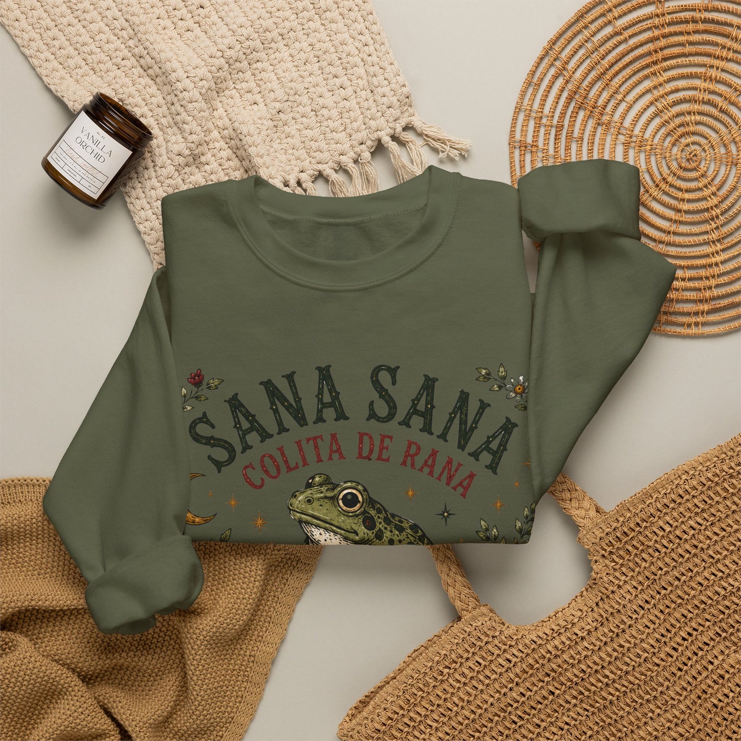 Colita De Rana Sweatshirt - Funny Spanish Saying Sudadera - Latina Gift - Bilingual Humor Pullover - Regalos Para Mujer