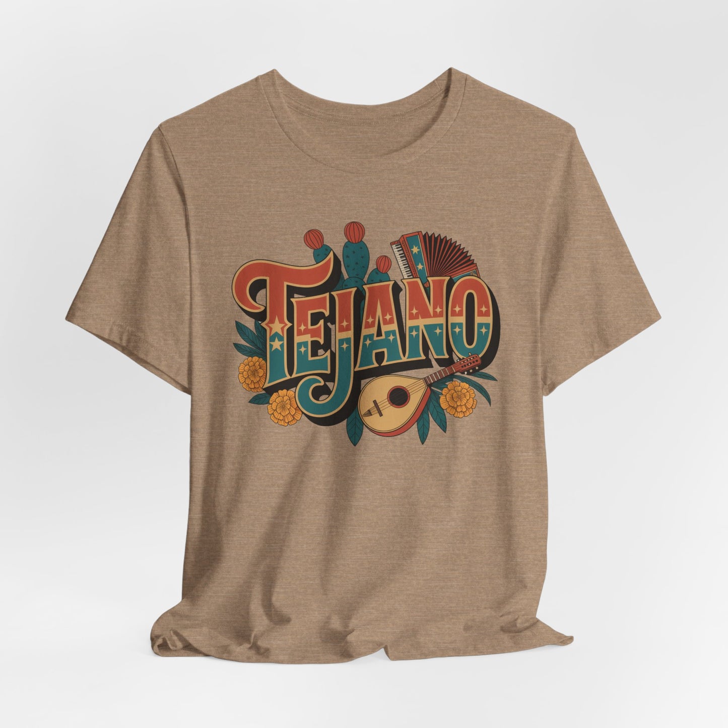 Tejano T-Shirt - Orgulloso Tejano Pride Tee - Texas Mexican Heritage Gift - Latino Culture Shirt - Tex Mex Style