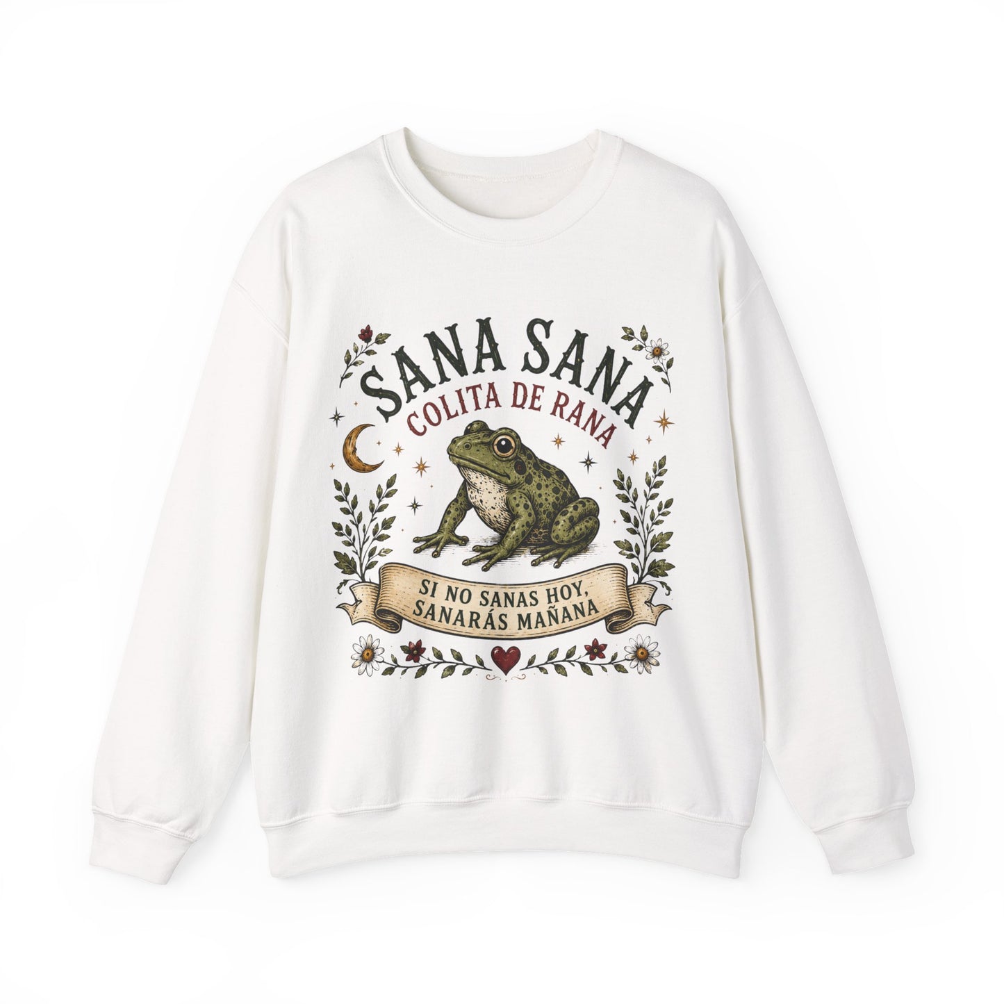 Colita De Rana Sweatshirt - Funny Spanish Saying Sudadera - Latina Gift - Bilingual Humor Pullover - Regalos Para Mujer