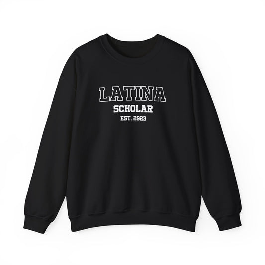 Custom Graduation Gift Latina Scholar Sweater | Latina Empowerment, Latina Shirts | By Mama Latina Artist, Latina Owned Shop