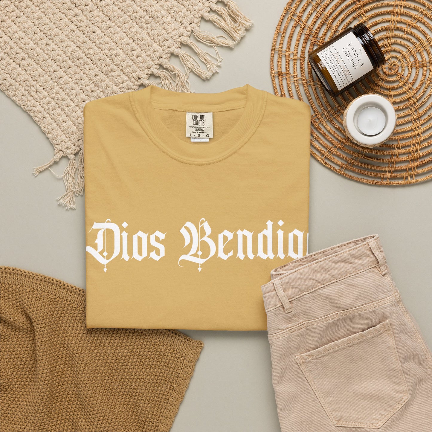Dios Bendiga Shirt |  Chicano Streetwear Tee | Latino Graphic Tee | Camisa Cristiana | Comfort Colors T Shirt