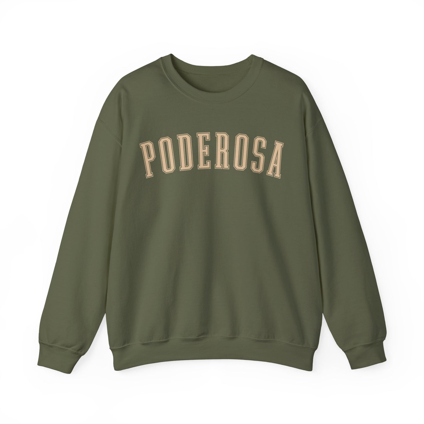 Poderosa Divina Sweater Latina College Crewneck Powerful Divine Spanish Phrase Mexican Sweatshirt Chicana Gift Hispanic Empowerment