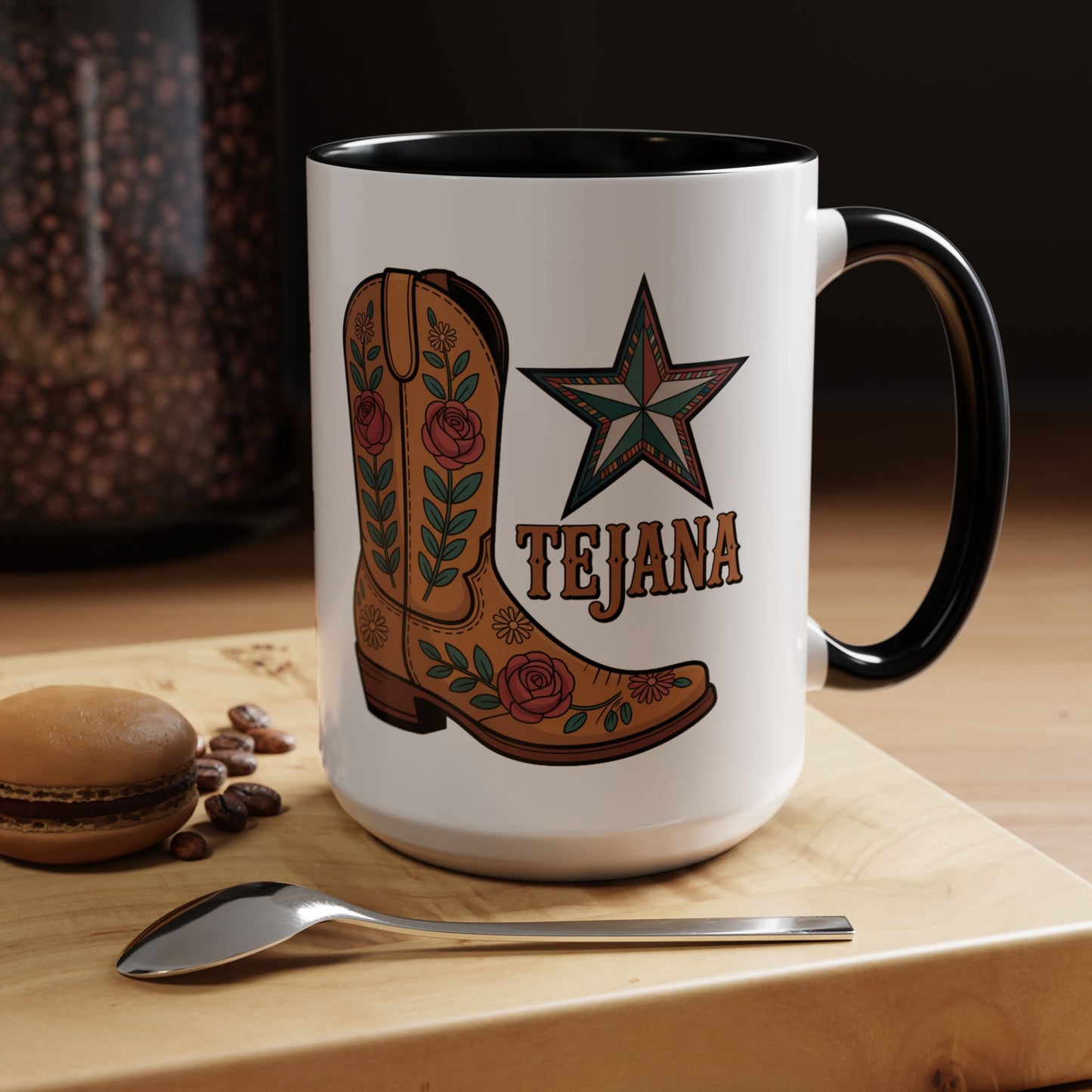 Tejana Mug | Texas Latina Pride Coffee Cup | Hispanic Heritage Gift | Cowgirl Tejana Regalo | Lone Star Latina