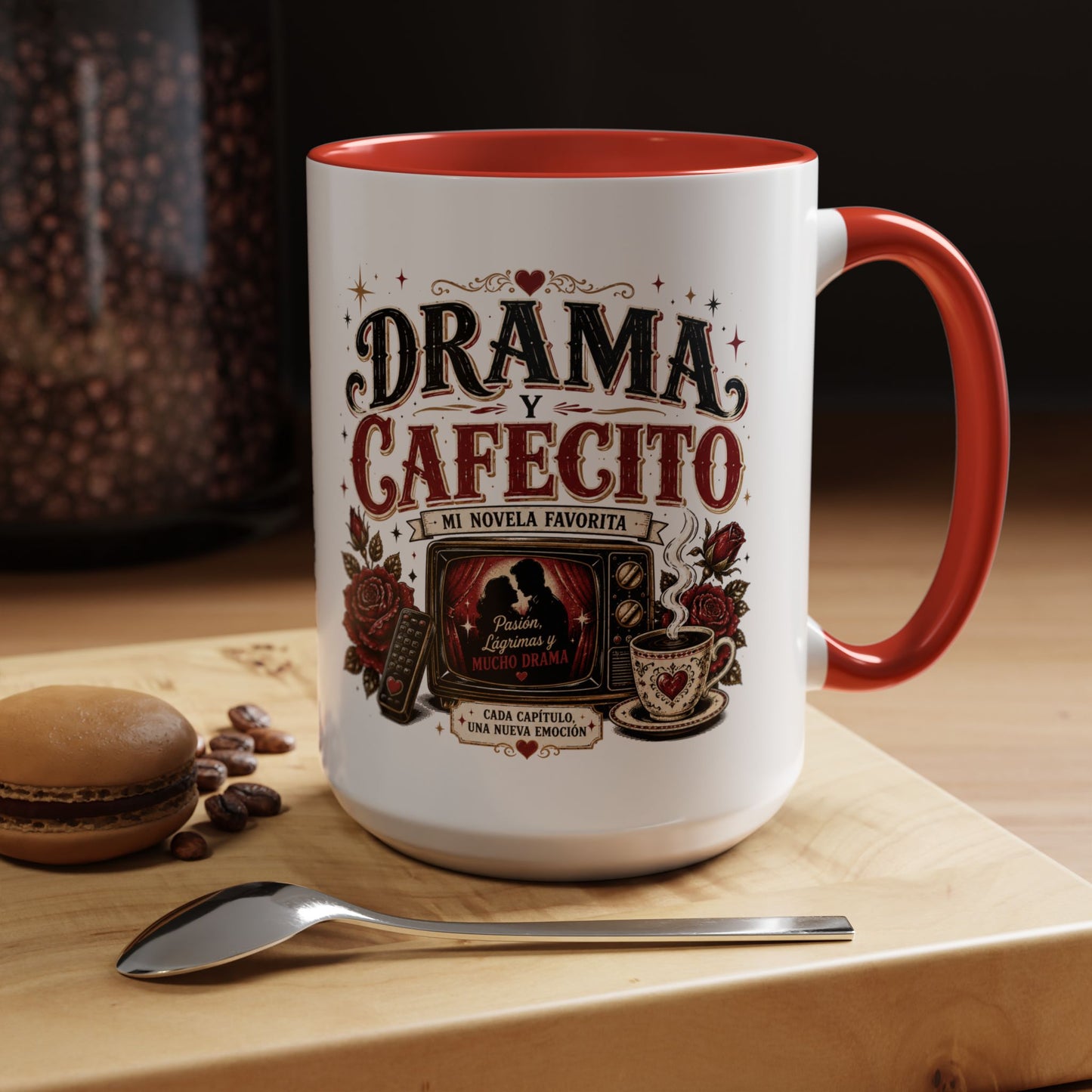 Novela Comadre Mug - Latina Gift for Her Spanish Coffee Cup Regalos para Mujer Telenovela Lover Gift