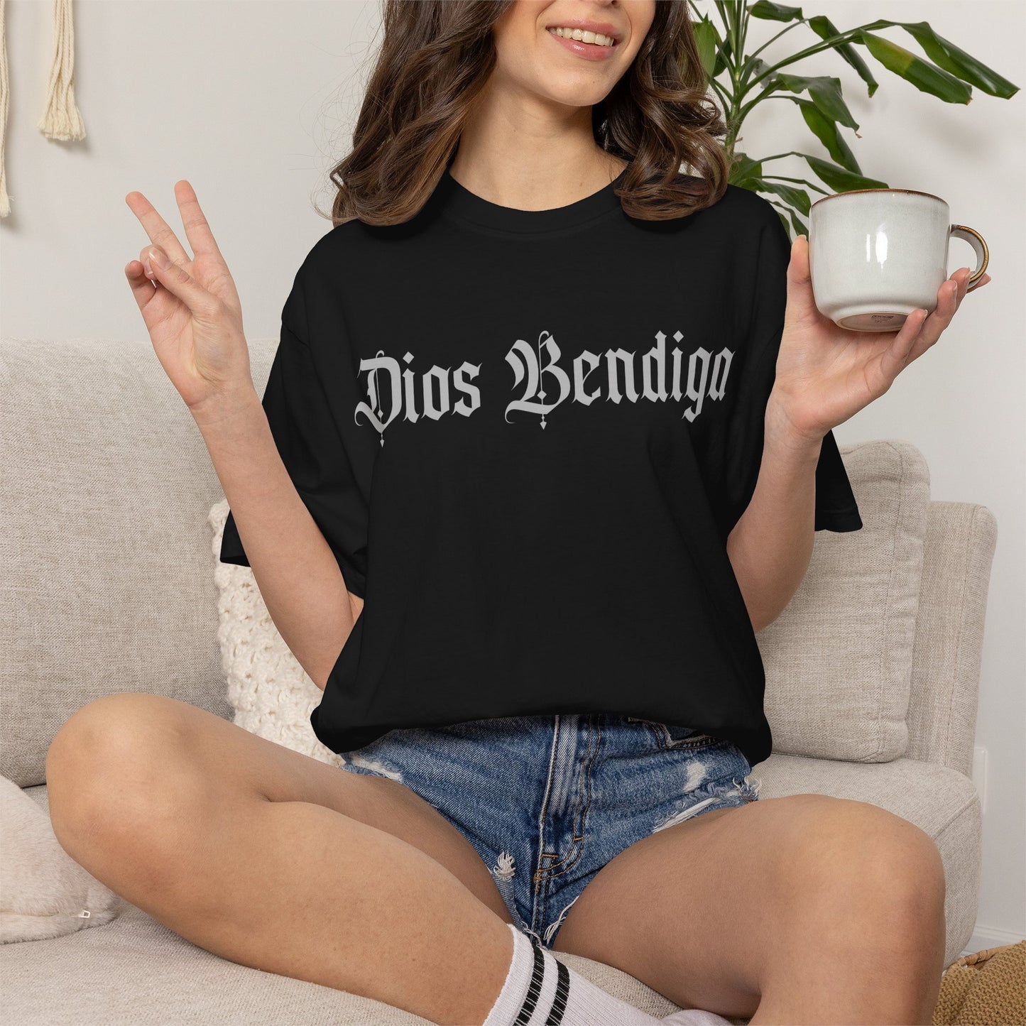 Dios Bendiga Shirt |  Chicano Streetwear Tee | Latino Graphic Tee | Camisa Cristiana | Comfort Colors T Shirt