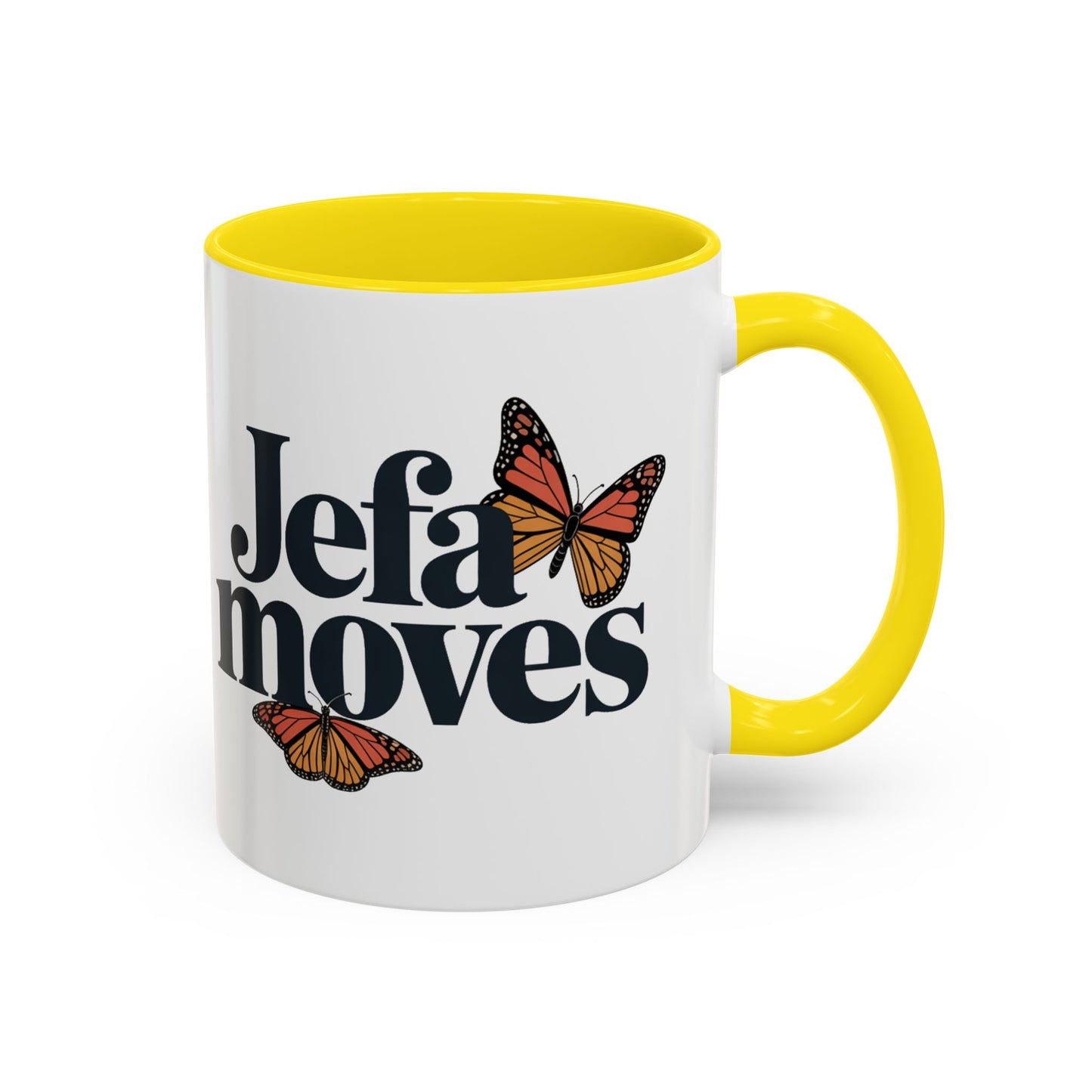 La Jefa Moves Mug - Female Boss Gift for Latina Women - Spanish Coffee Cup - Empowering Latina Gift - Bilingual Mug