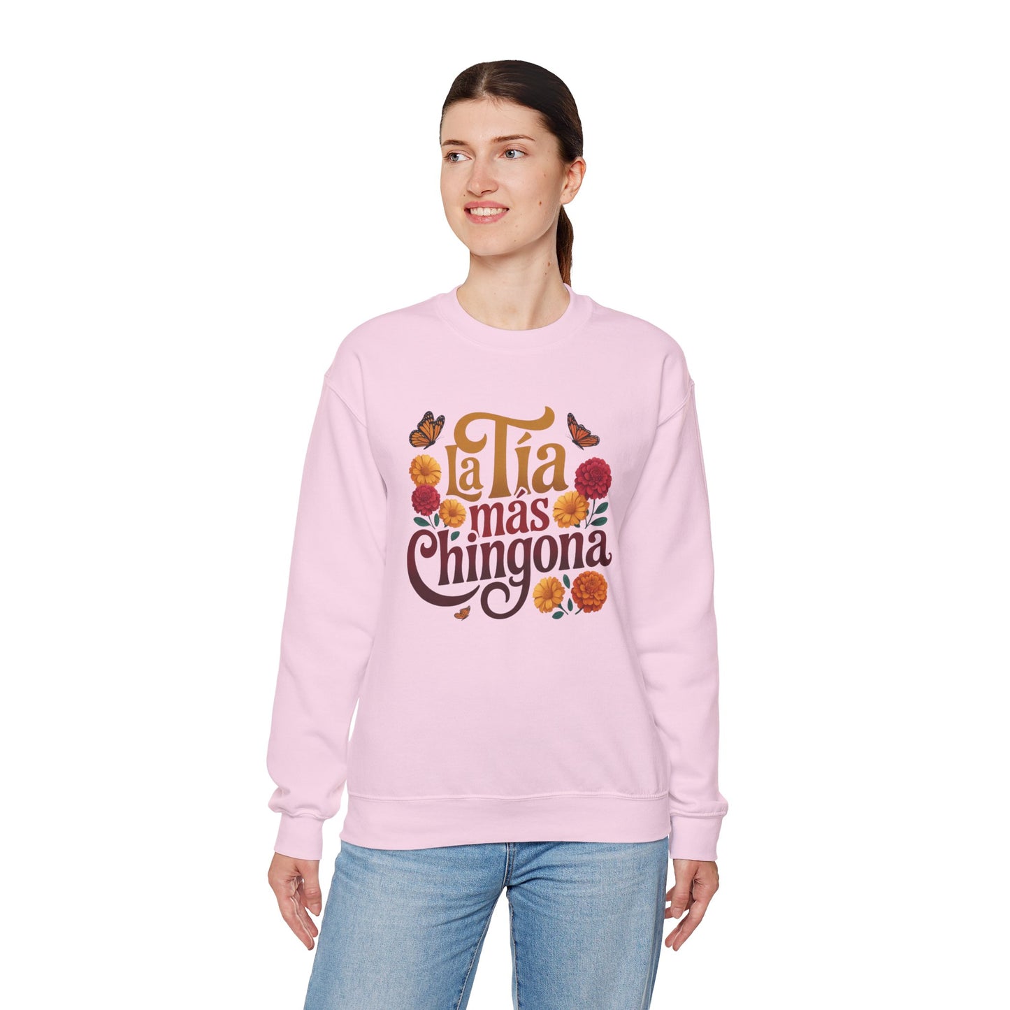 Tia Sweatshirt - Best Tia Ever Gift - Latino Family Shirt - Hispanic Aunt Sweatshirt - Tia Regalo - Proud Tia Love