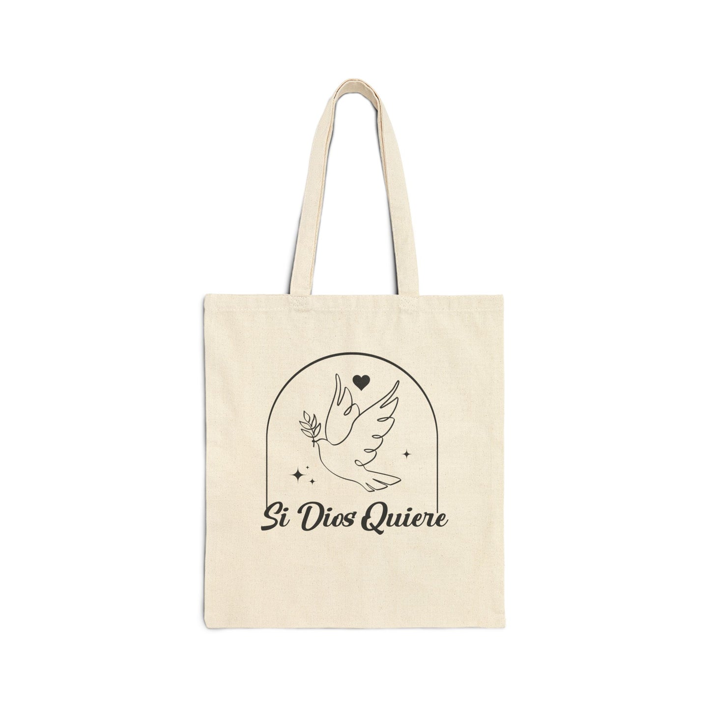 Si Dios Quiere Tote Bag Bags — Reusable Grocery Bag (view 2 of 4)