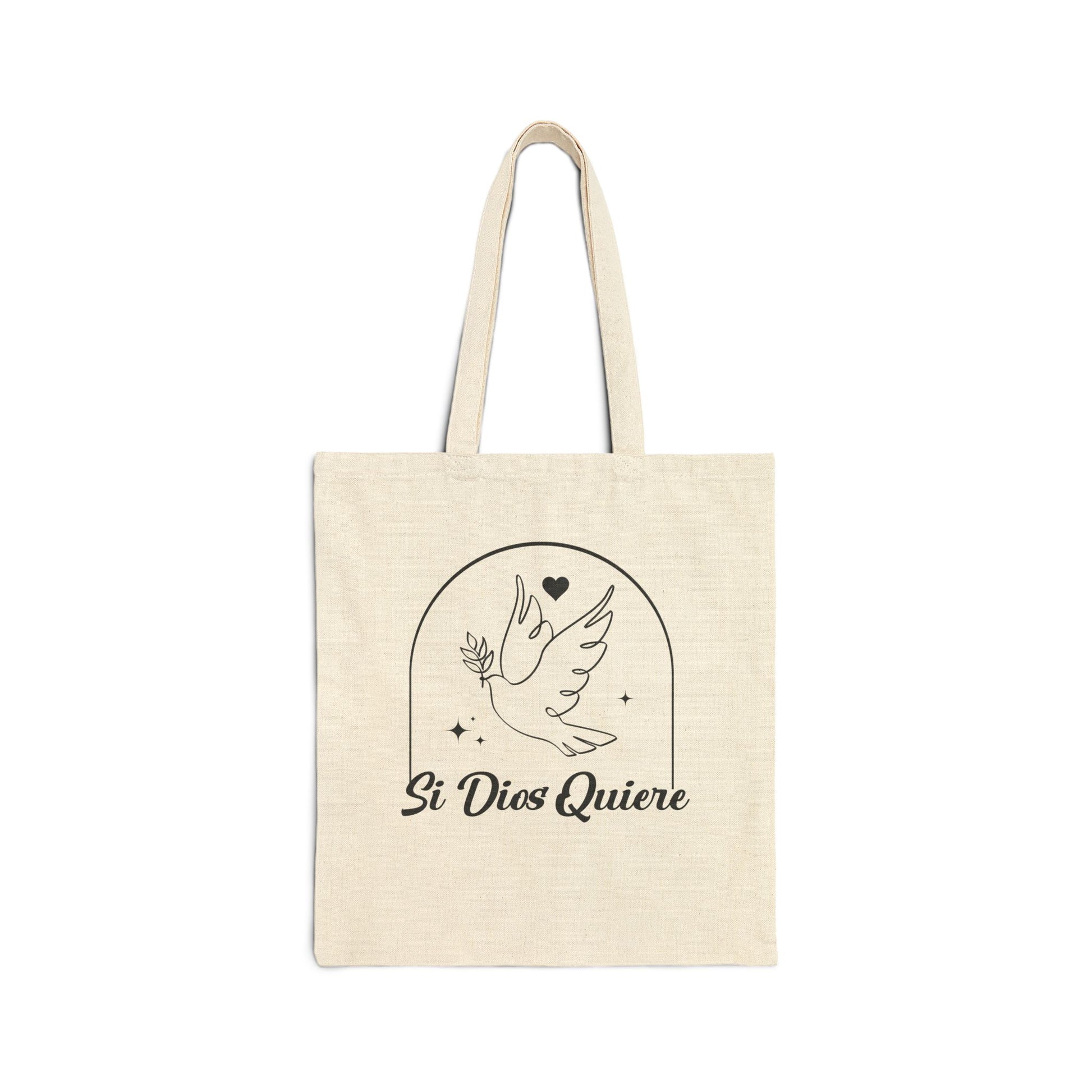 Si Dios Quiere Tote Bag Bags — Reusable Grocery Bag (view 2 of 4)