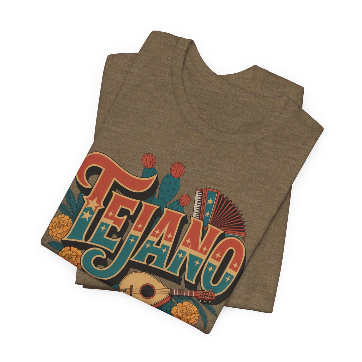 Tejano T-Shirt - Orgulloso Tejano Pride Tee - Texas Mexican Heritage Gift - Latino Culture Shirt - Tex Mex Style
