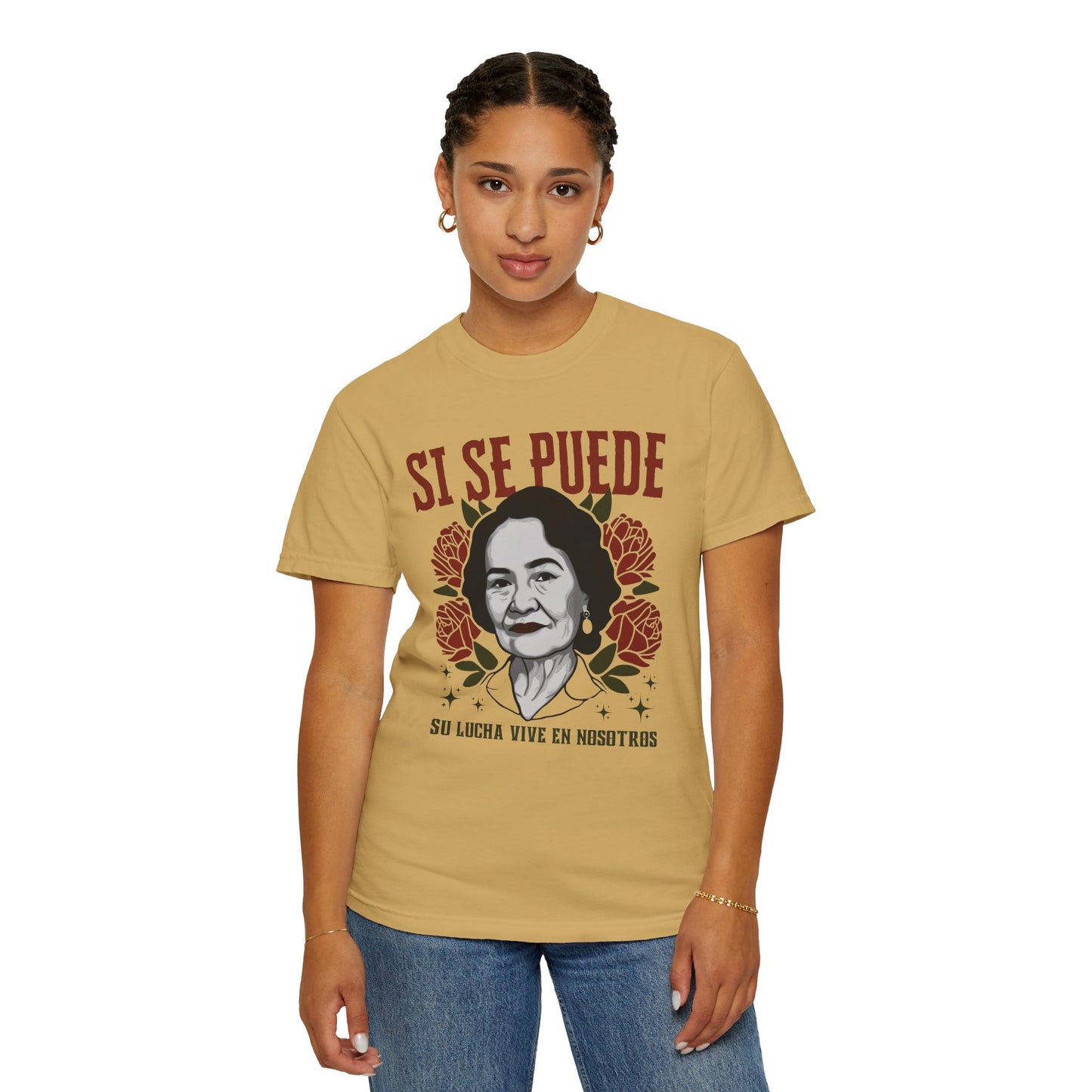Si Se Puede Dolor Huerta T-Shirt | Huelga Civil Rights Tee | Unisex Shirt | Comfort Colors Farmworker Immigrant Shirt