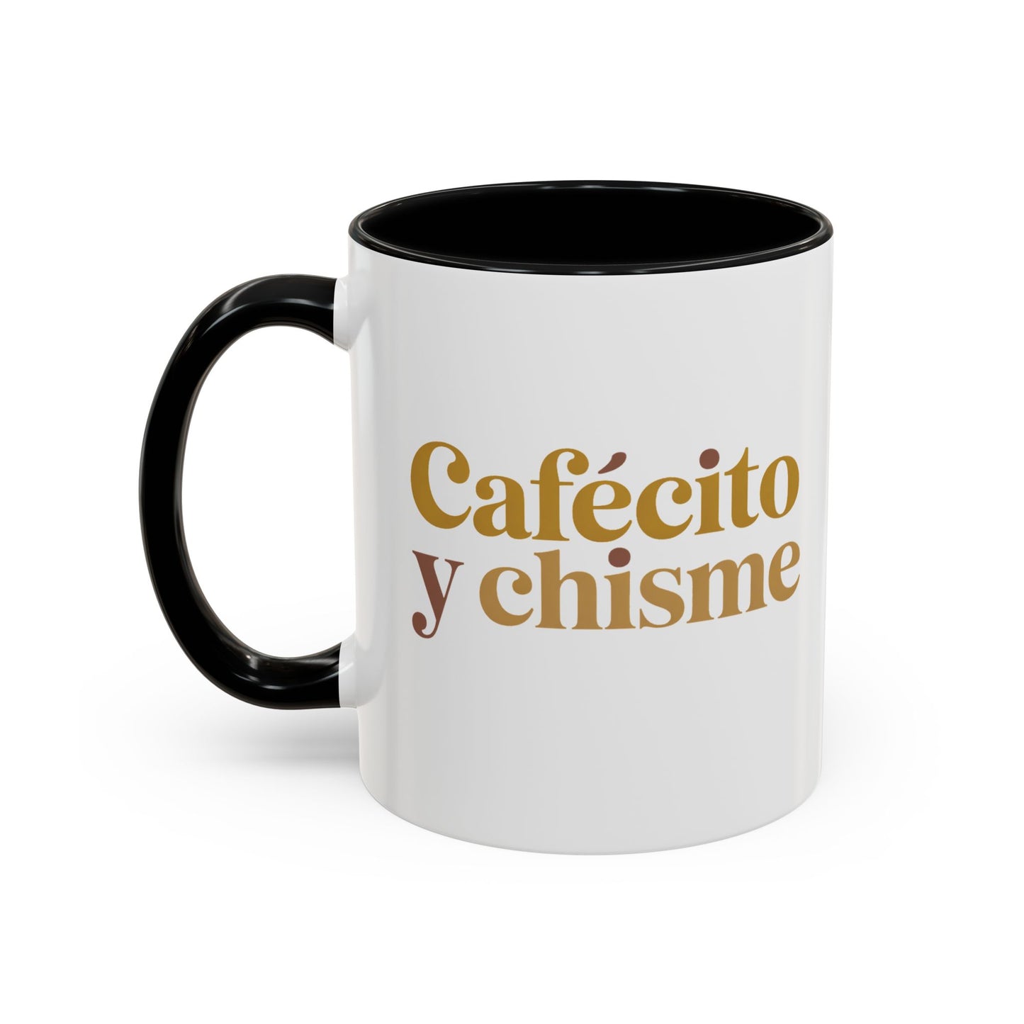 Cafe y Chisme Mug - Latino Coffee Cup Gift for Gossip Time with Amigas - Hispanic Culture Spanish Saying