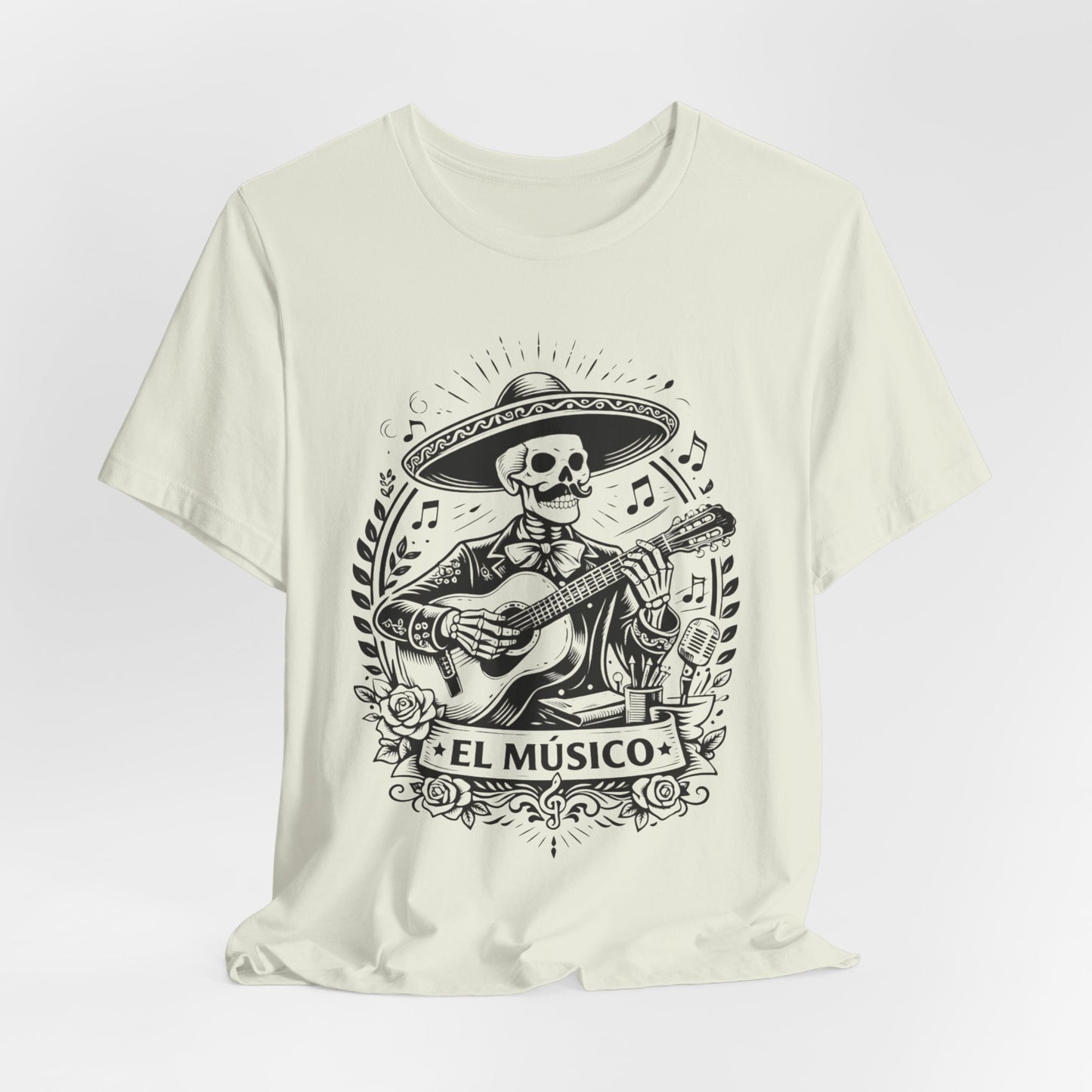 El Musico T-Shirt - Latino Musician Tee - Hispanic Pride Music Lover Gift - Cultura Latina Shirt - Musico Regalo