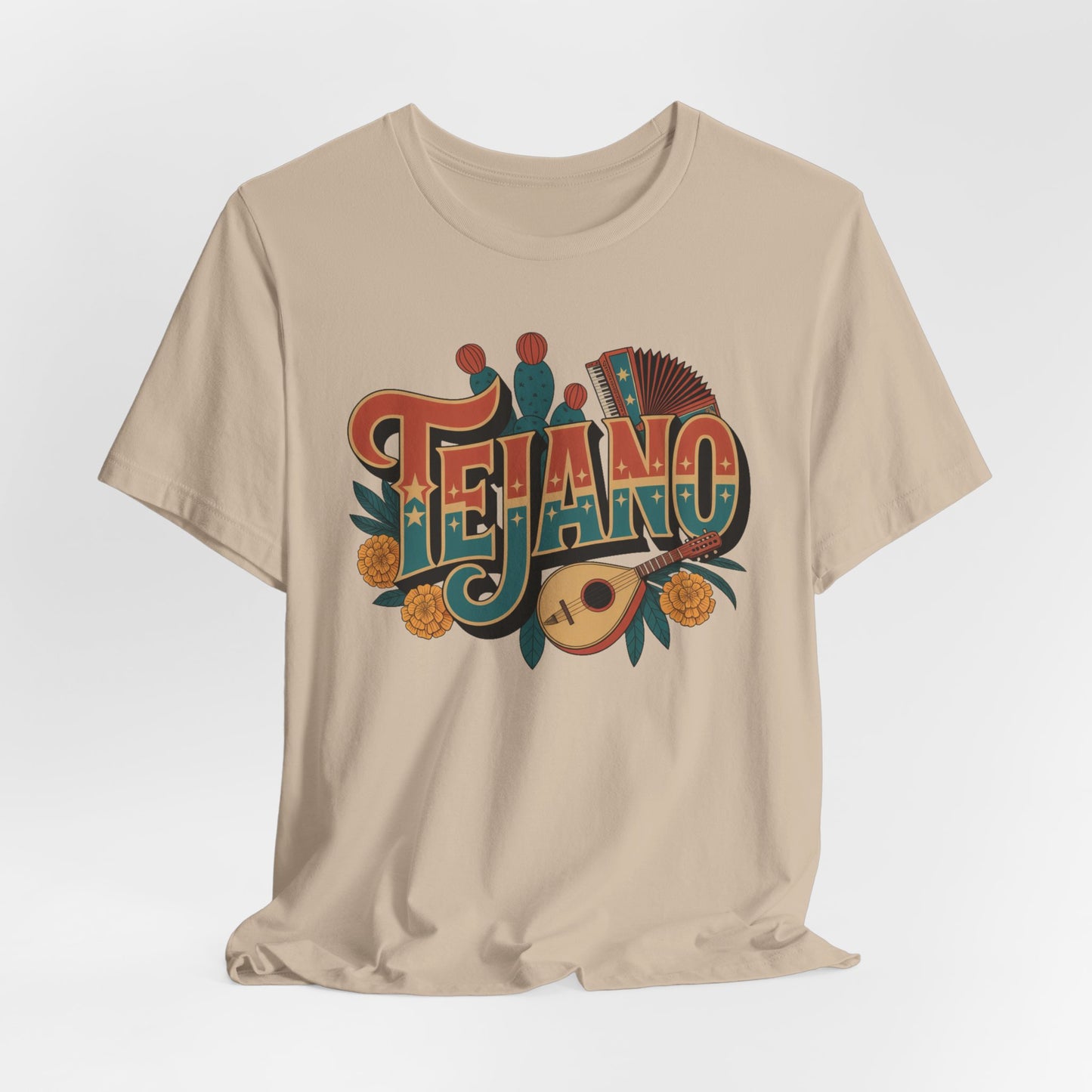 Tejano T-Shirt - Orgulloso Tejano Pride Tee - Texas Mexican Heritage Gift - Latino Culture Shirt - Tex Mex Style