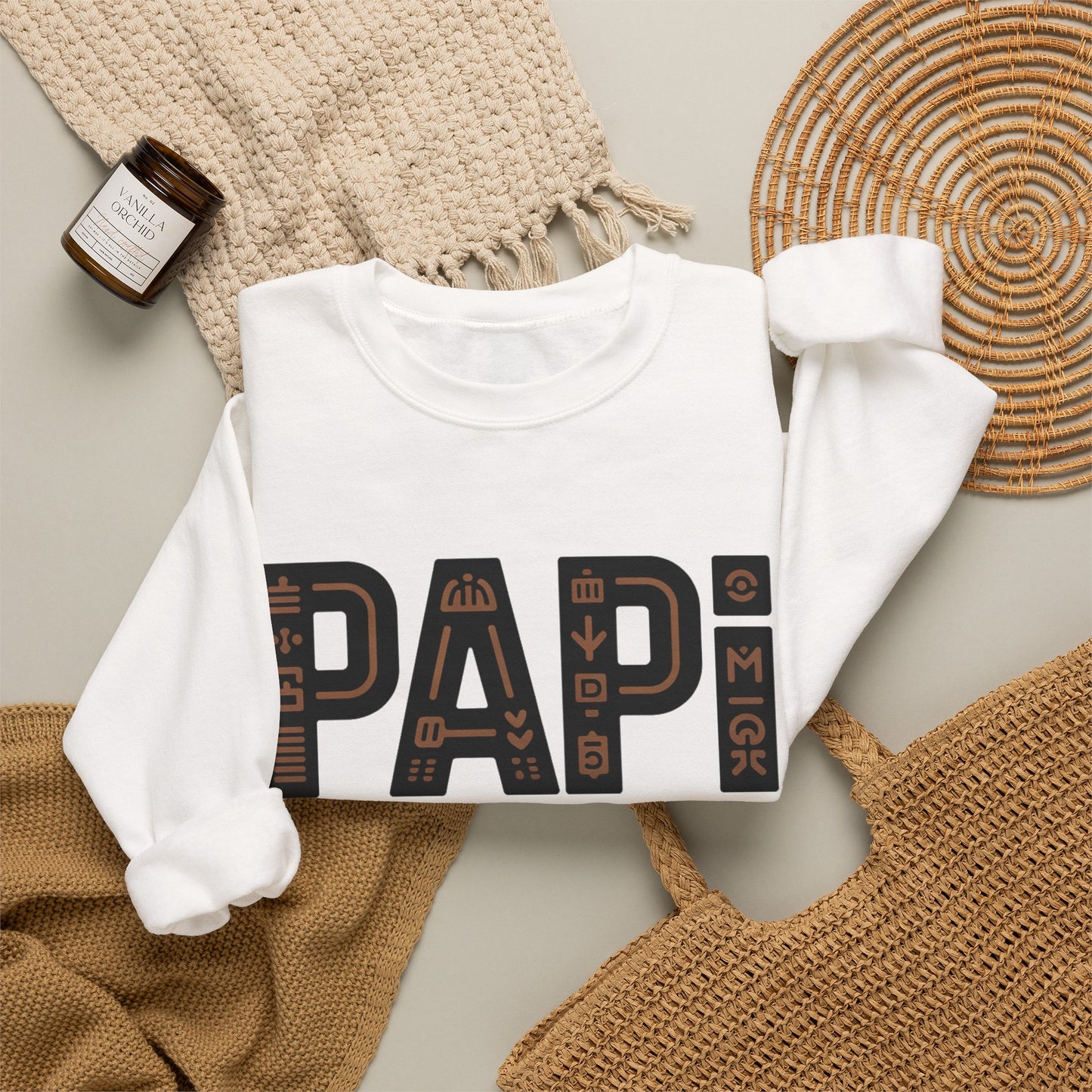 Papi Sweatshirt - Latino Dad Gift - Spanish Father Pullover - Papi Regalo - Hispanic Family Shirt - Daddy Sweatshirt