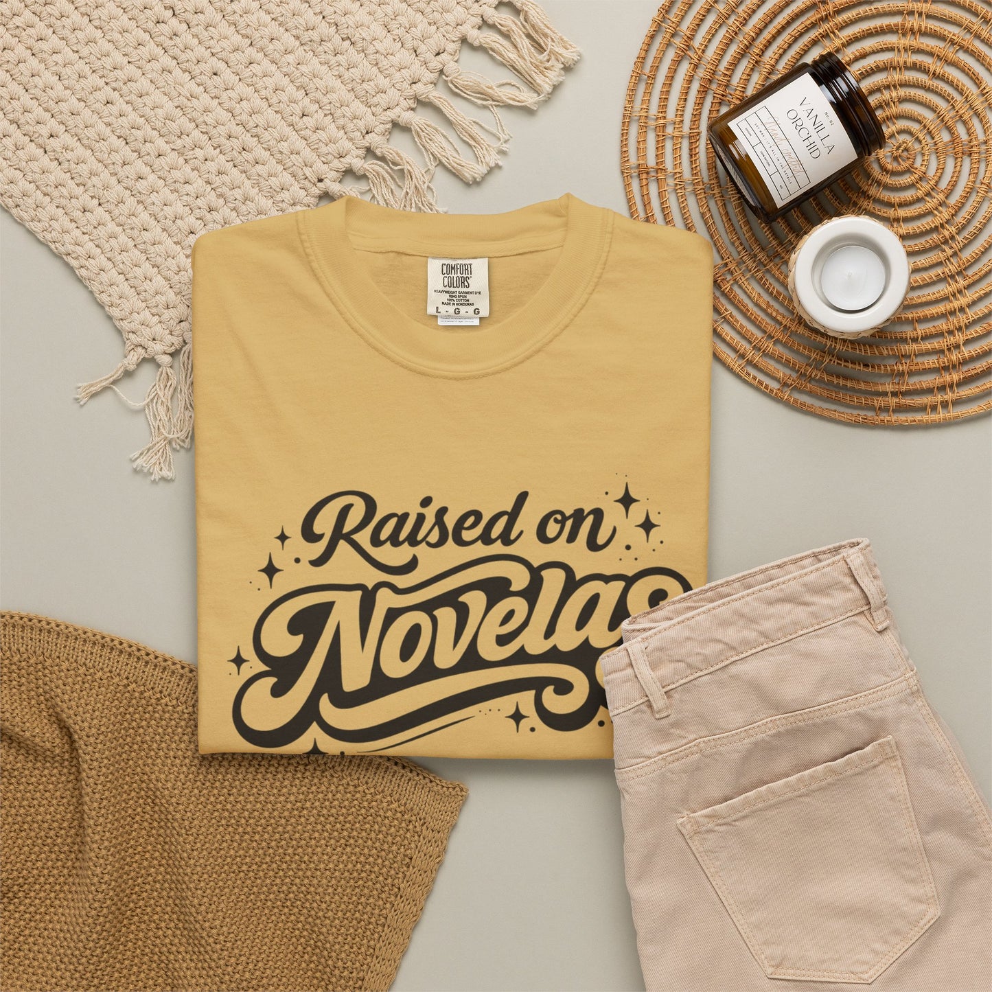 Raised on Novelas Shirt | Mexican Shirt, Boricua Shirt,  Latina Shirt, Comfort Colors Unisex Tee