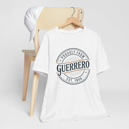 Guerrero T-Shirt - Mexican Heritage Tee - Guerrero State Pride - Latino Warrior Shirt - Orgullo Mexicano Gift