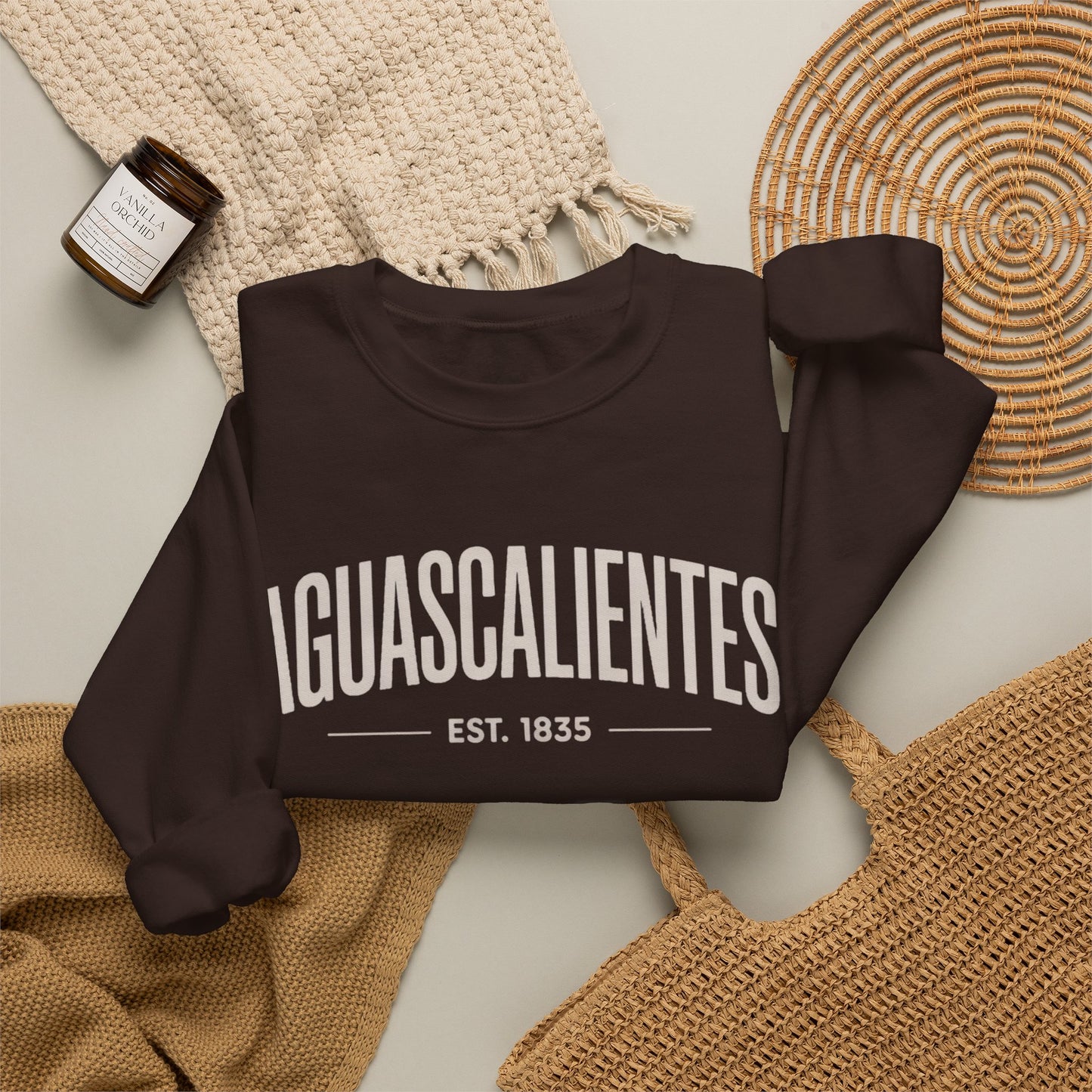 Aguascalientes Sweatshirt - Mexican State Pride Pullover - AGS Mexico Gift - Orgullo Mexicano Hispanic Heritage Wear