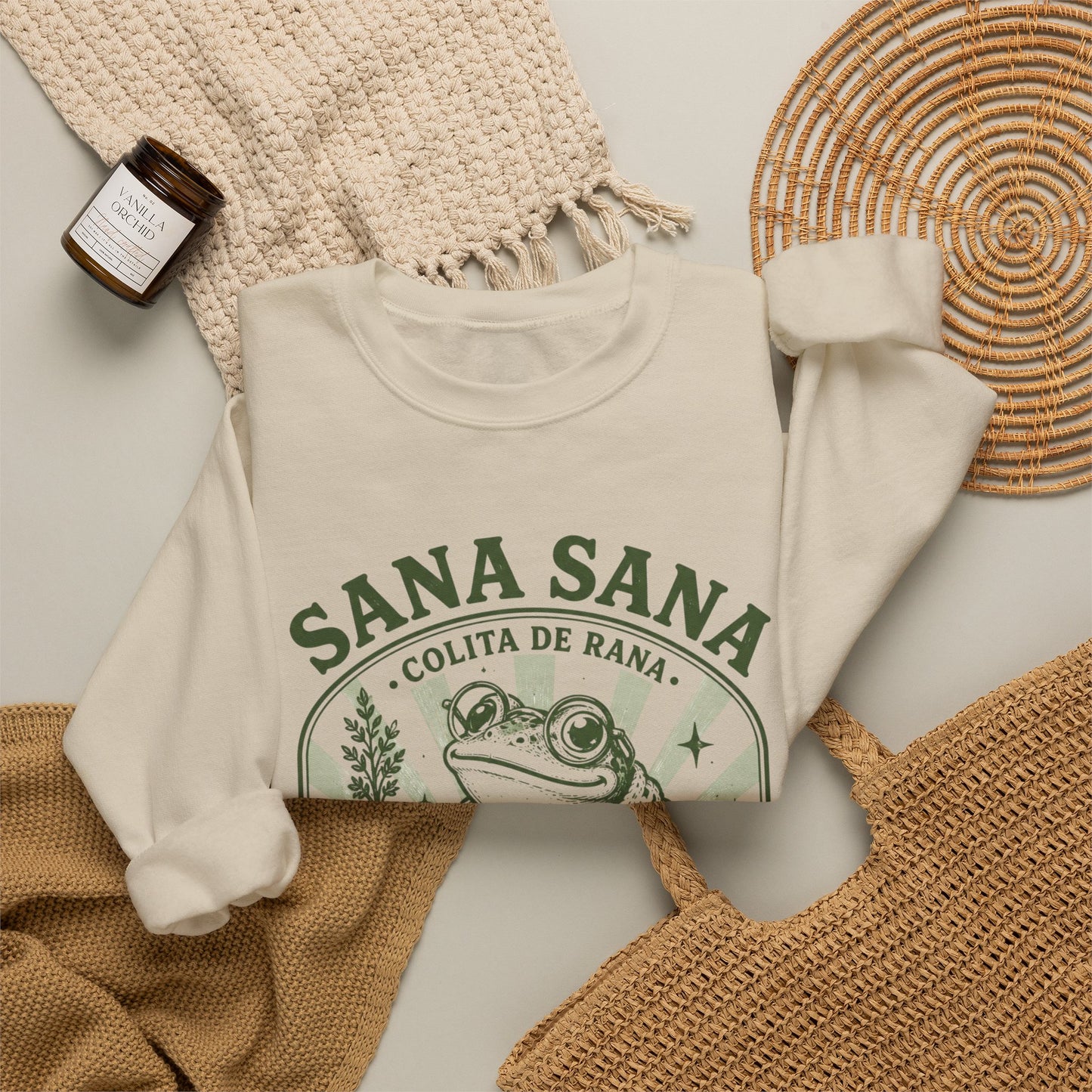 Colita De Rana Sweatshirt - Funny Spanish Saying Sudadera - Latina Gift - Bilingual Humor Pullover