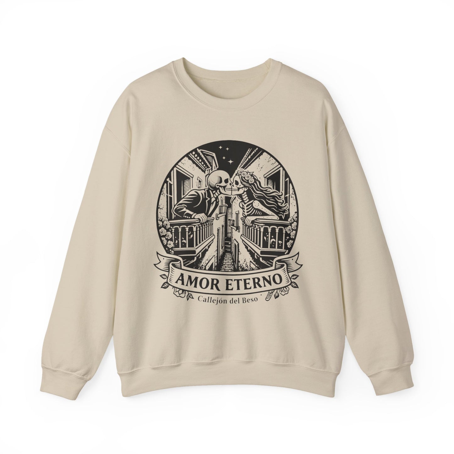 Amor Eterno Sweatshirt - Eternal Love Gift for Her, Hispanic Love Wear, Relationship Goals Corazon Forever Hoodie