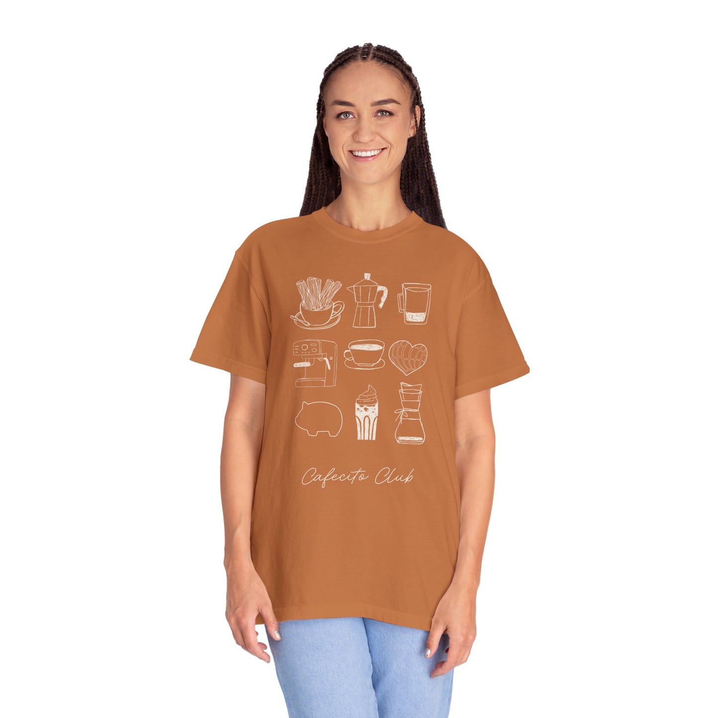 Cafecito Club Tshirt | Camiseta Gifts | Cafecito y Concha
