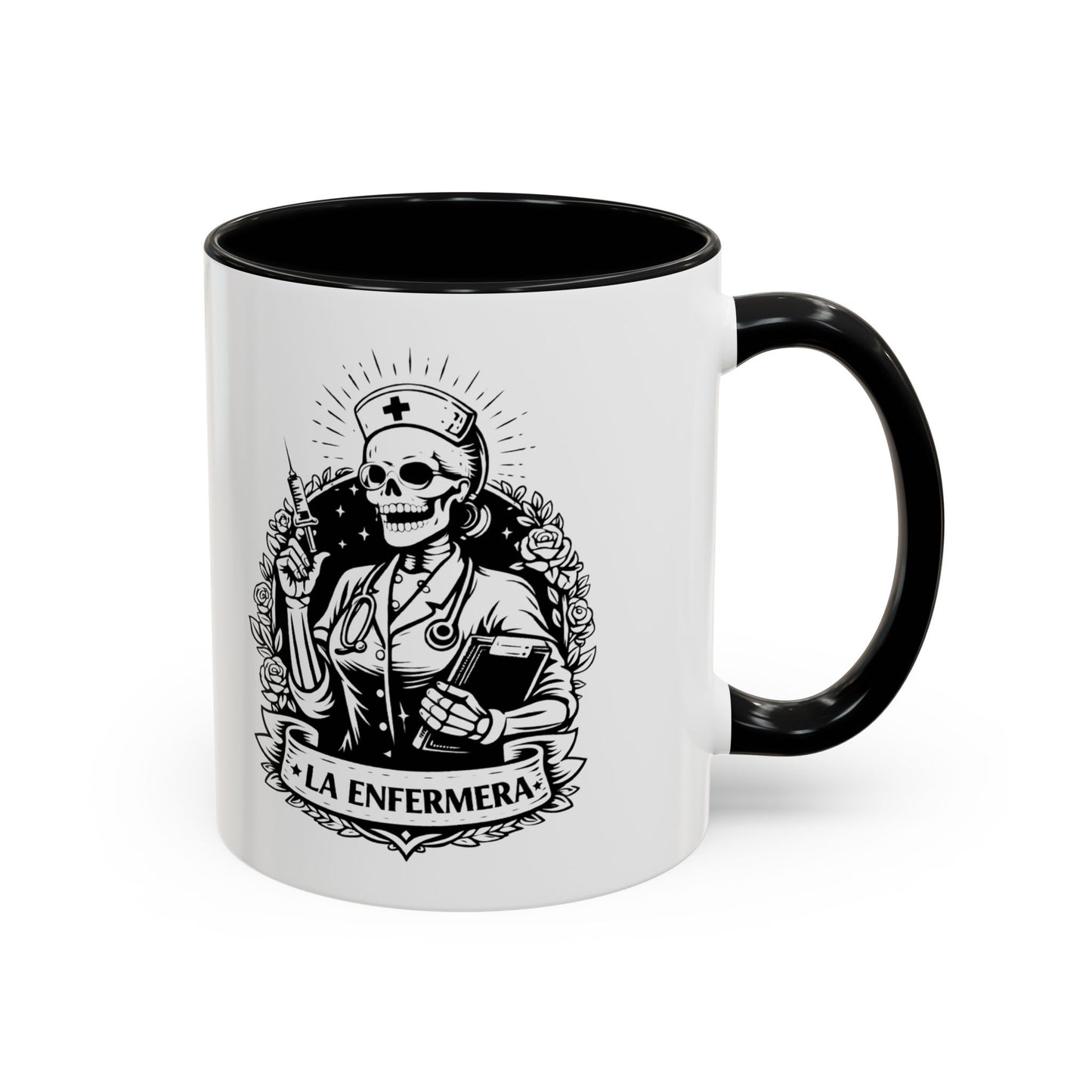 Enfermera Mug - Latino Heritage Nurse Gift | Taza Enfermera Professional Coffee Cup | Healthcare Worker Regalo