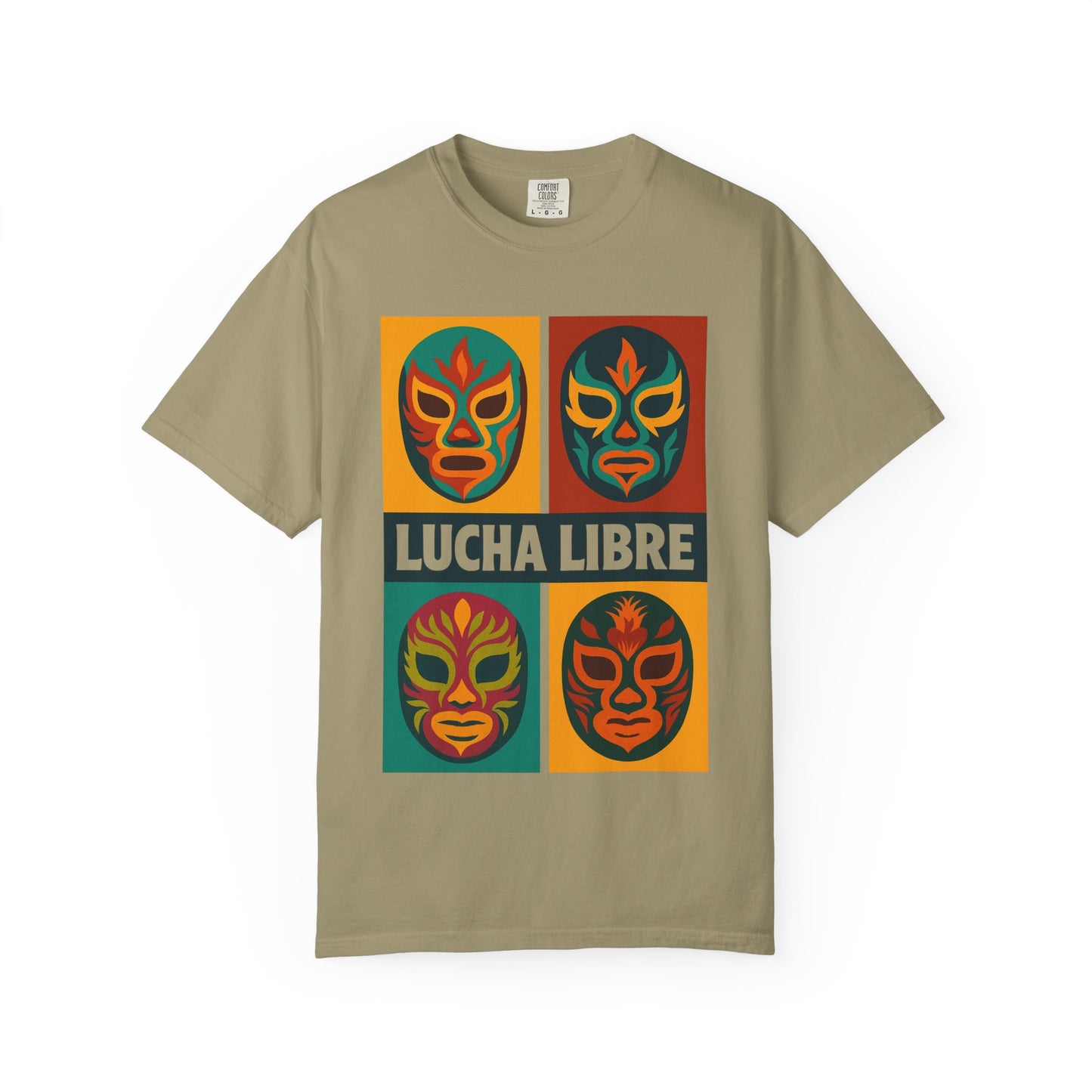 Colorful Luchador T-Shirt, Mexican Wrestling Tee, Lucha Libre Shirt, Unisex Top, Cinco de Mayo Gift, Festival Apparel