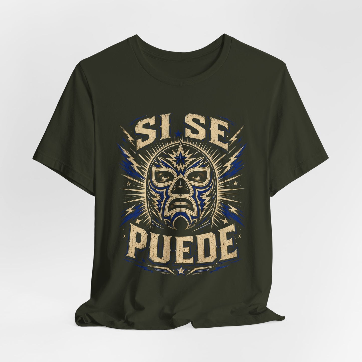 El Luchador T-Shirt - Mexican Wrestling Lucha Libre Tee - Latino Pride Gift for Him - Wrestler Shirt