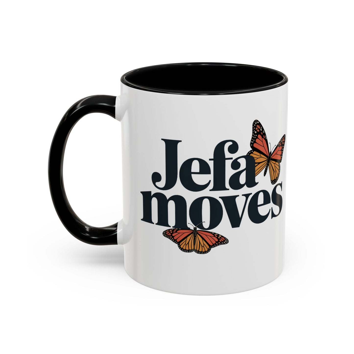 Jefa Moves Mug - Female Boss Gift for Latina Women - Spanish Coffee Cup - Empowering Latina Gift - Bilingual Mug