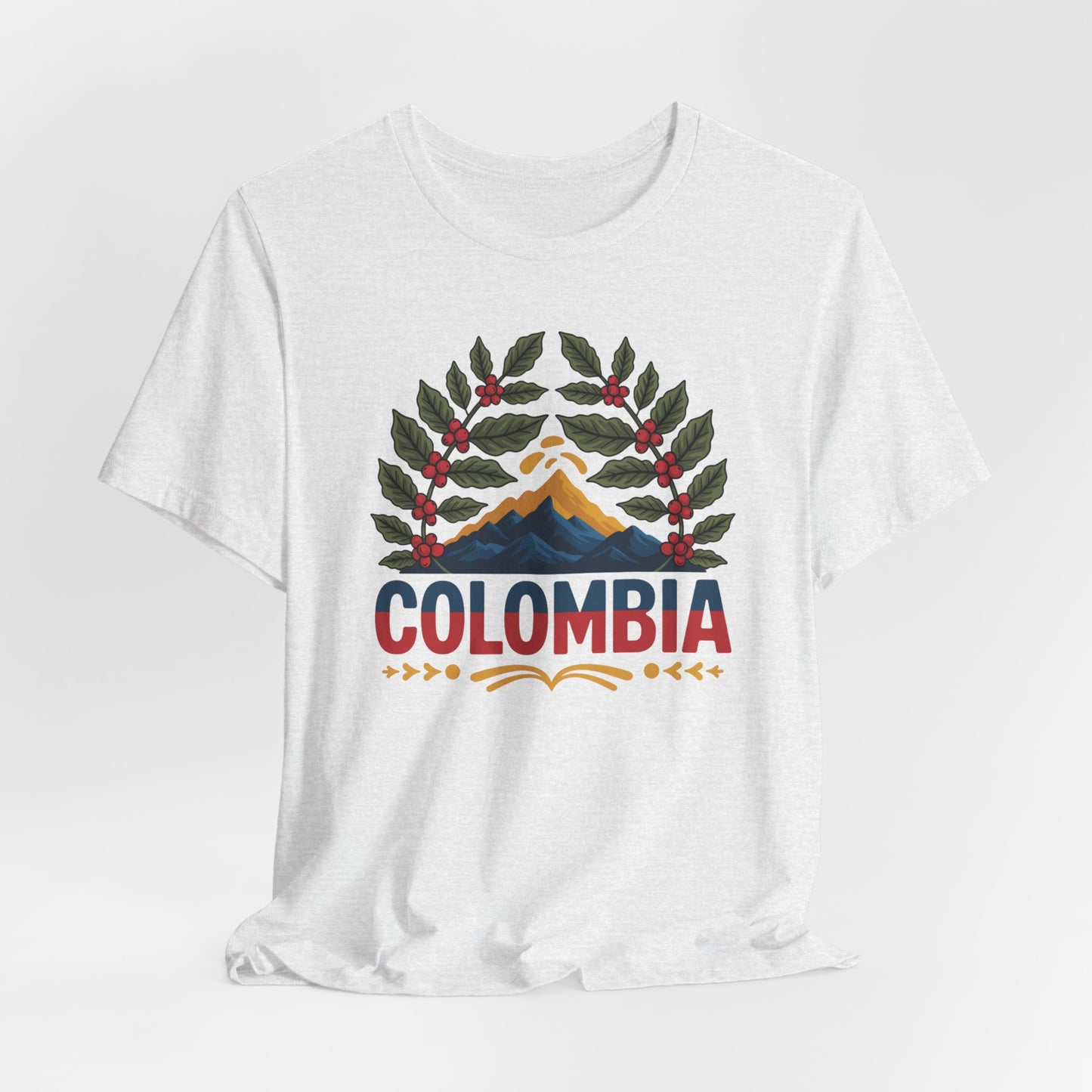 Colombia T-Shirt - Colombian Heritage Tee - Orgullo Colombiano Gift - Hispanic Pride Shirt - Colombia Flag Tee