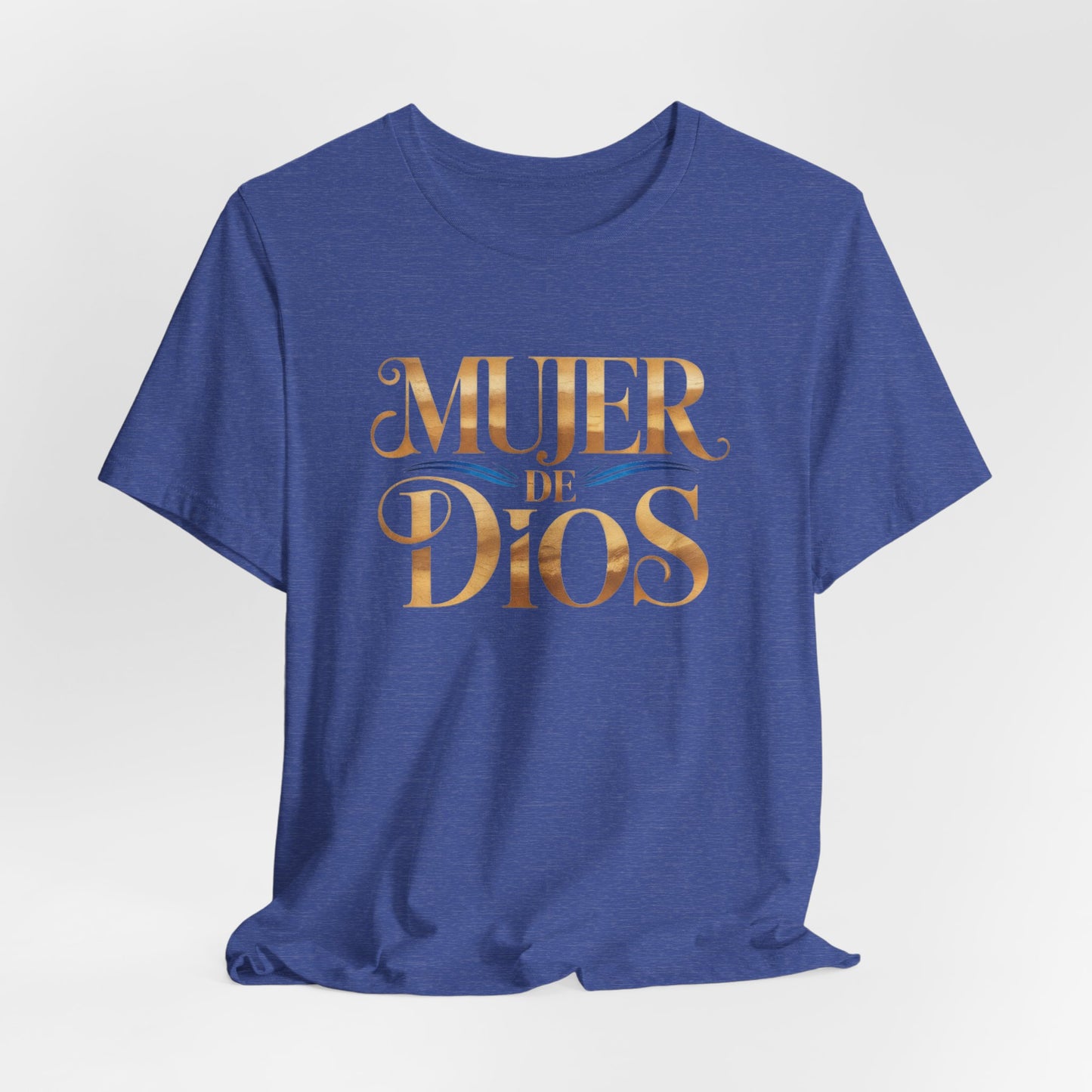 Mujer de Dios T-Shirt - Christian Latina Faith Tee - Catholic Gift - Spanish Religious Shirt - Mujer Cristiana