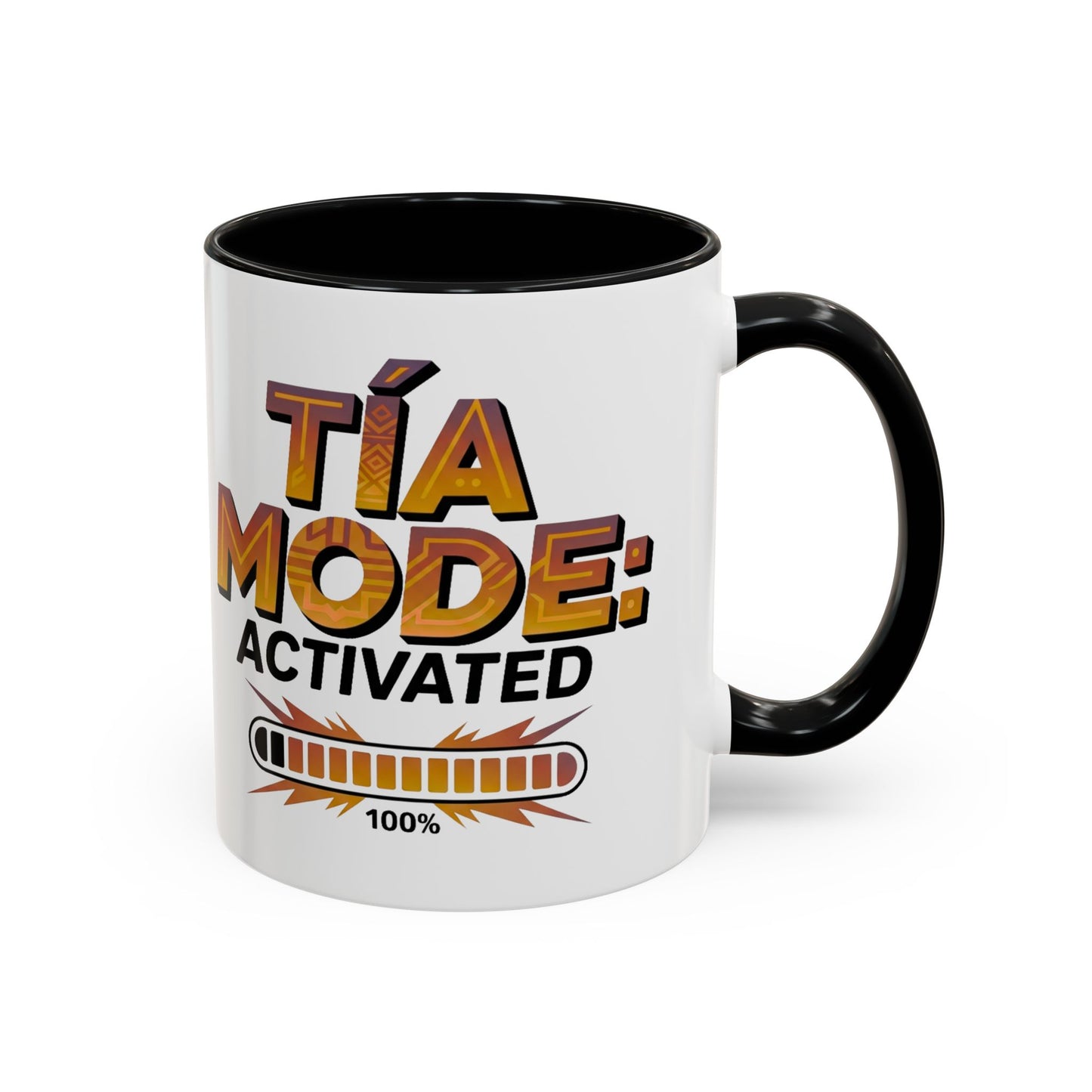 Tia Mode Activated Mug - Best Tia Ever Coffee Cup - Latino Family Gift - Tia Regalo - Spanish Aunt Gift - Mi Tia Favorita