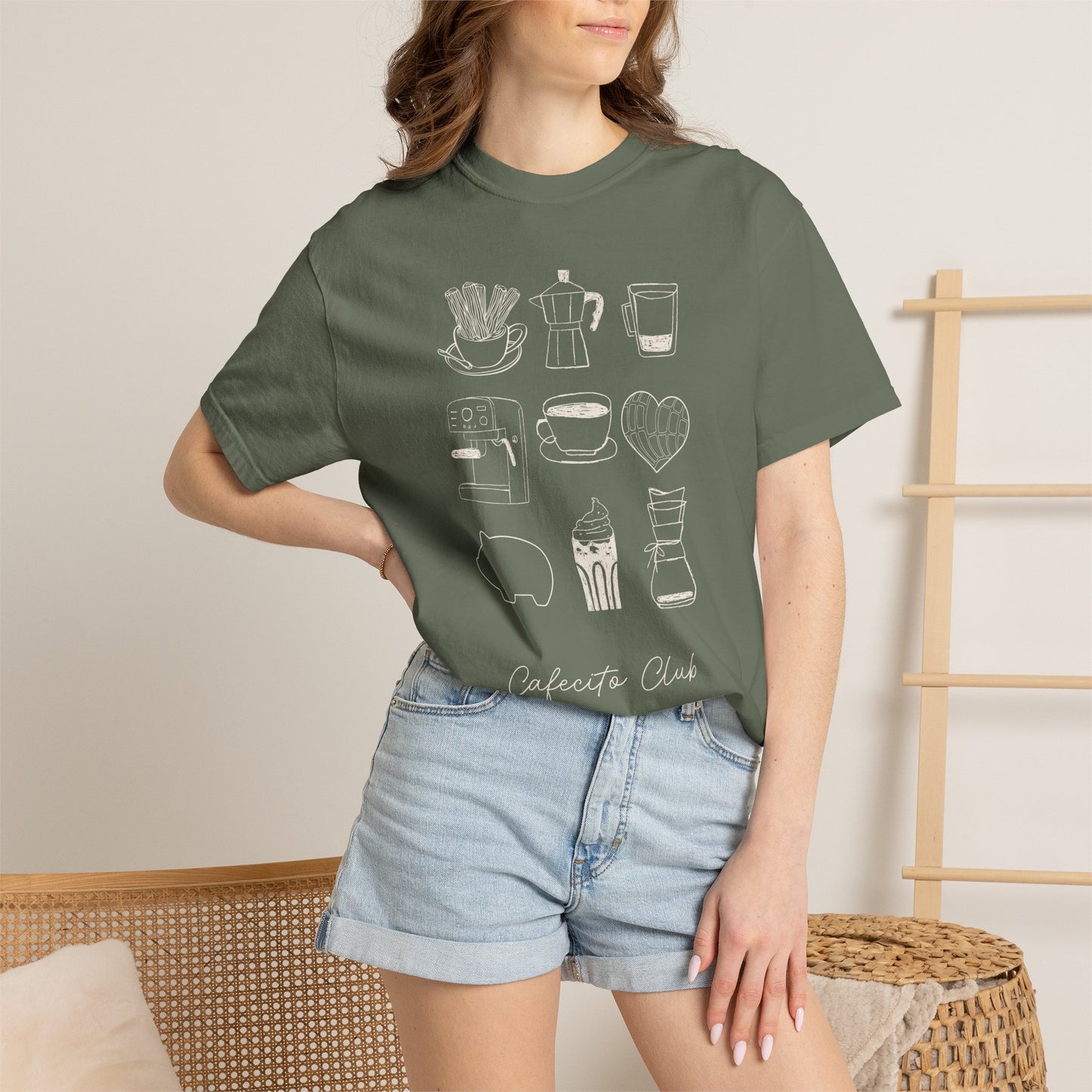 Cafecito Club Tshirt | Camiseta Gifts | Cafecito y Concha