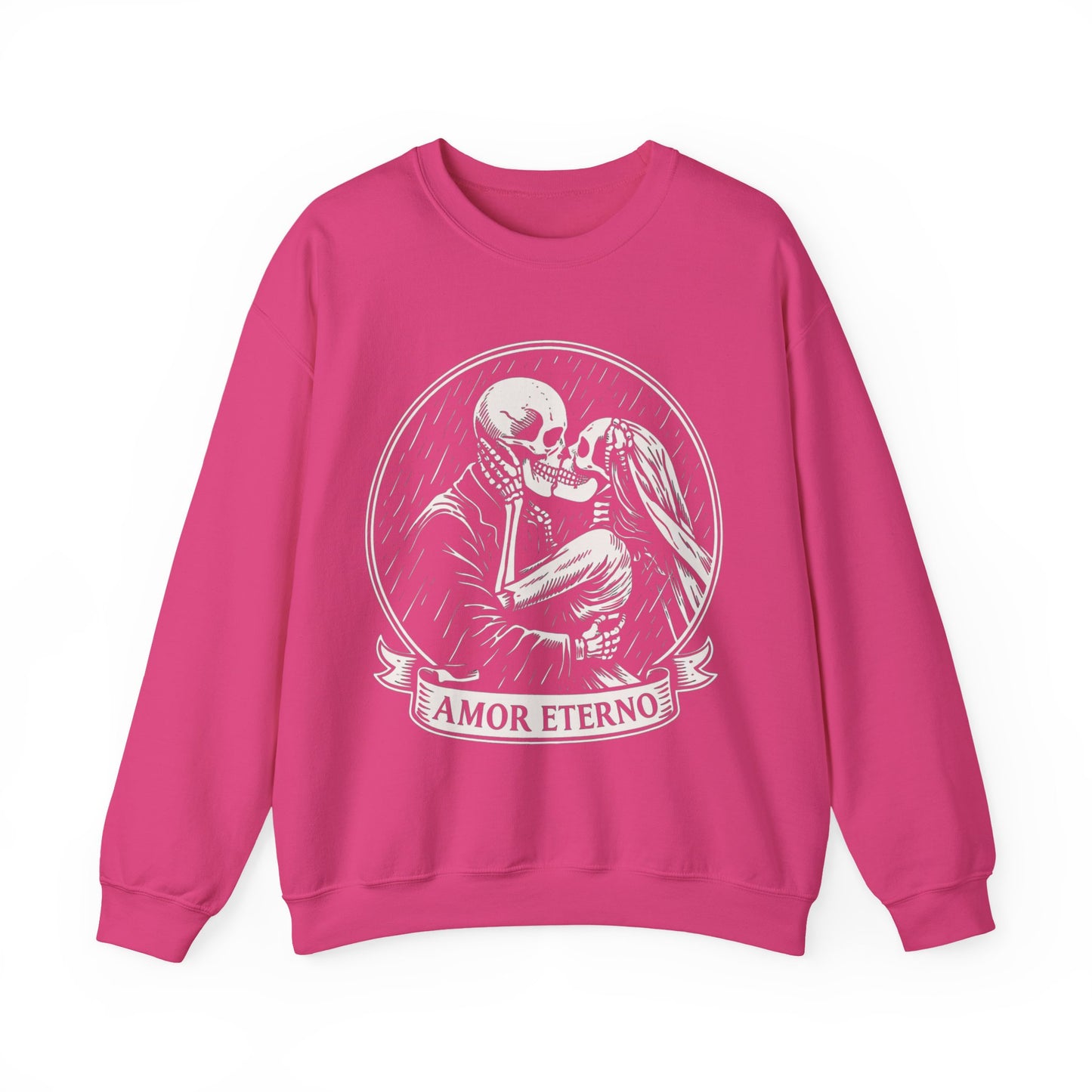Amor Eterno Sweatshirt - Forever Love Spanish Quote - Romantic Gift for Her - Couples Matching - Latino Love Shirt