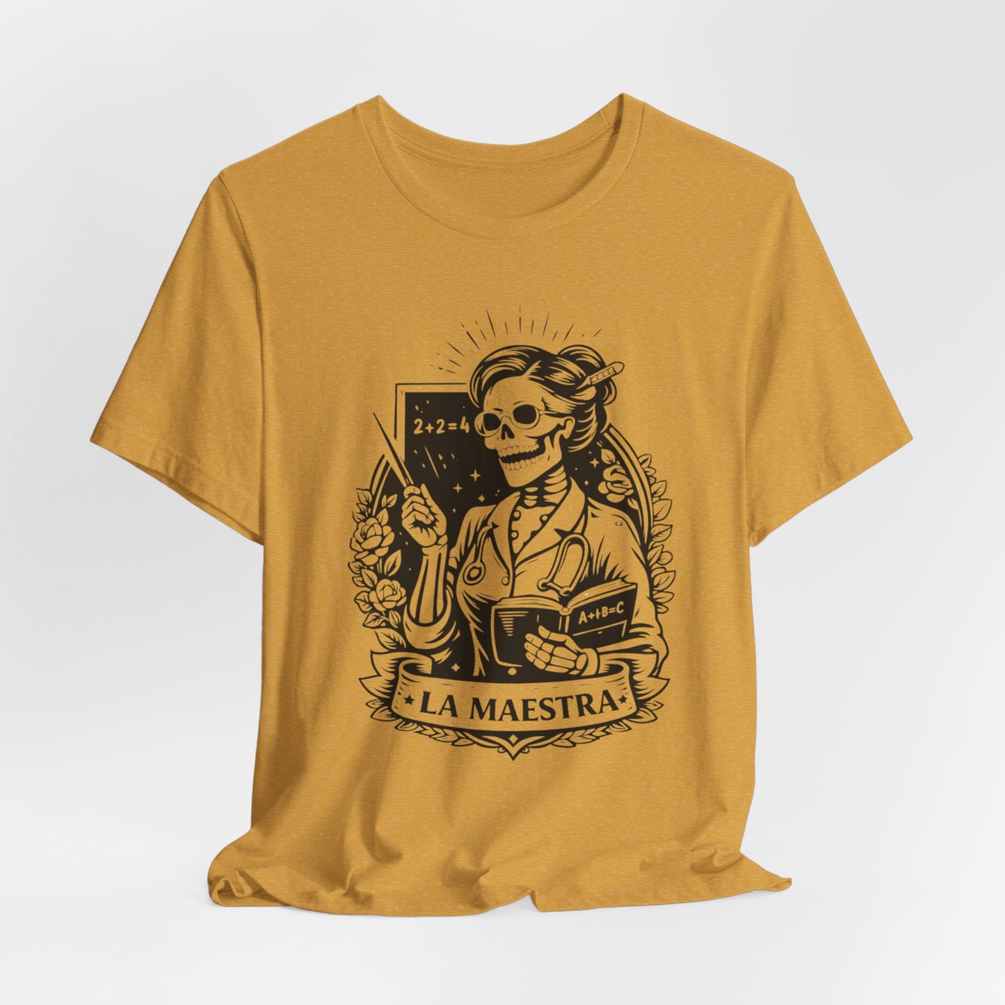 La Maestra T-Shirt - Teacher Gift Tee for Latina Educator - Professional Hispanic Teacher Shirt - Maestra Regalo