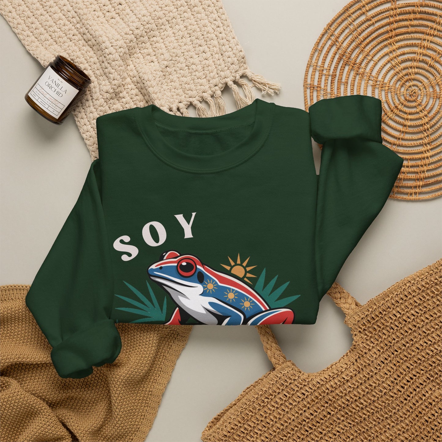 Boricua Sweatshirt - Puerto Rican Pride Hoodie Gift - Orgullo Boricua - PR Pride Wear - Isla del Encanto Clothing
