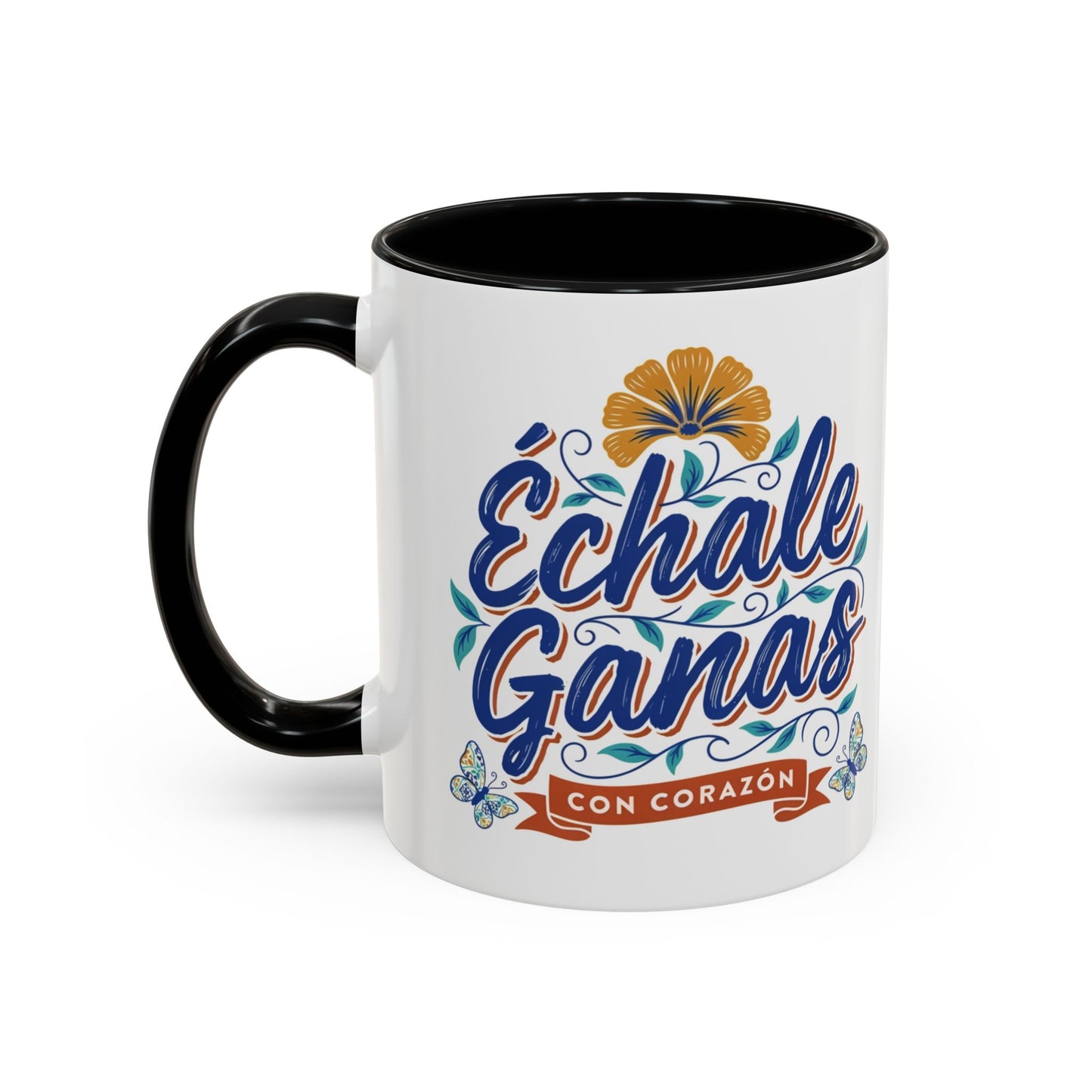 Echale Ganas Mug - Latina Motivational Coffee Cup | Spanish Gift for Her | Inspirational Mug | Regalos en Español