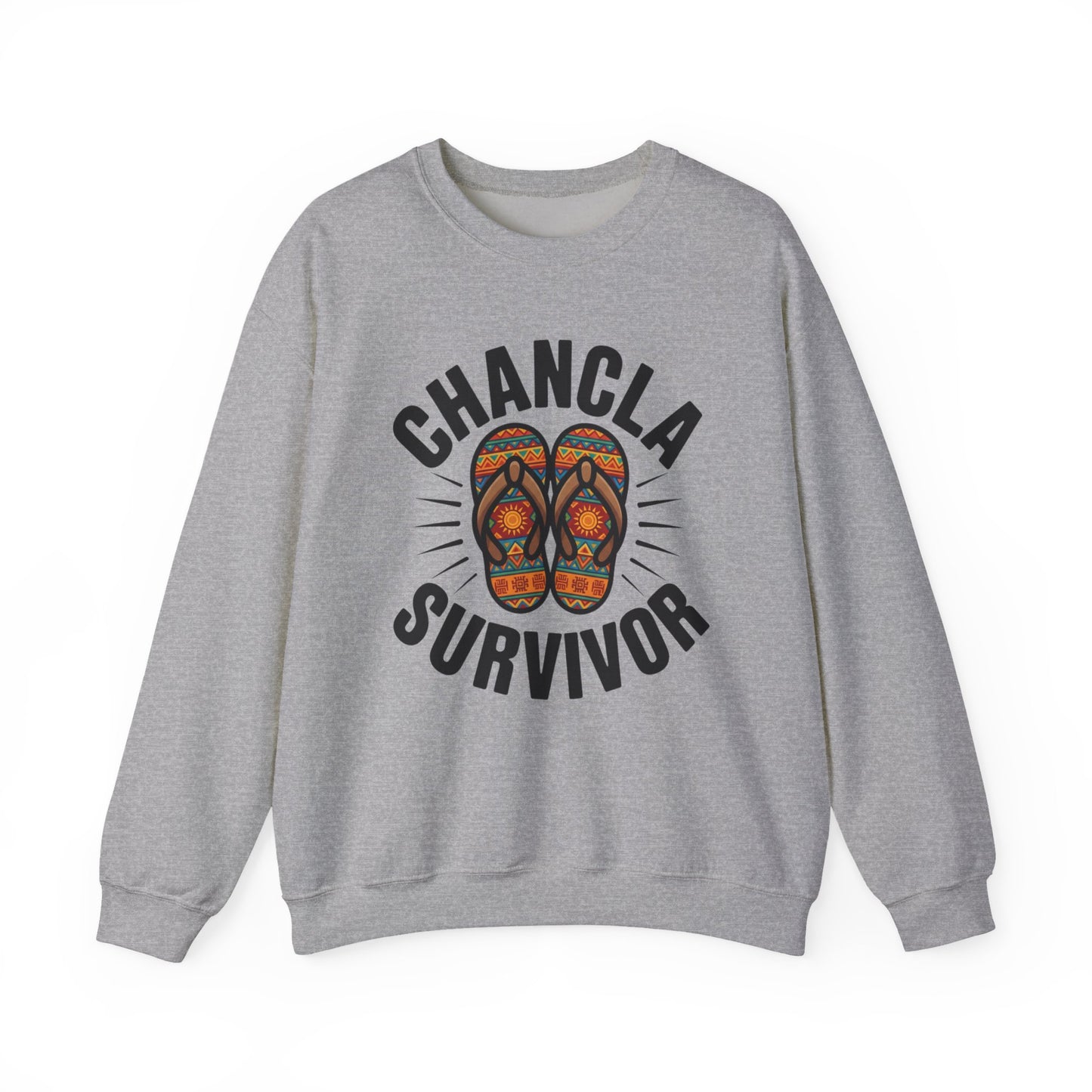 Chancla Sweatshirt - La Chancla Shirt - Latino Heritage Gift - Hispanic Pride Sudadera - Abuela Power - Mexican Humor