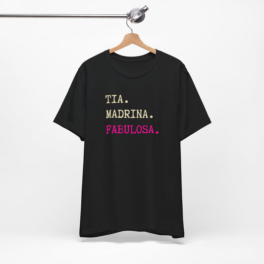 Madrina T-Shirt - Proud Godmother Gift - Latina Pride Shirt - Regalos Para Mujer - Spanish Gift Tee