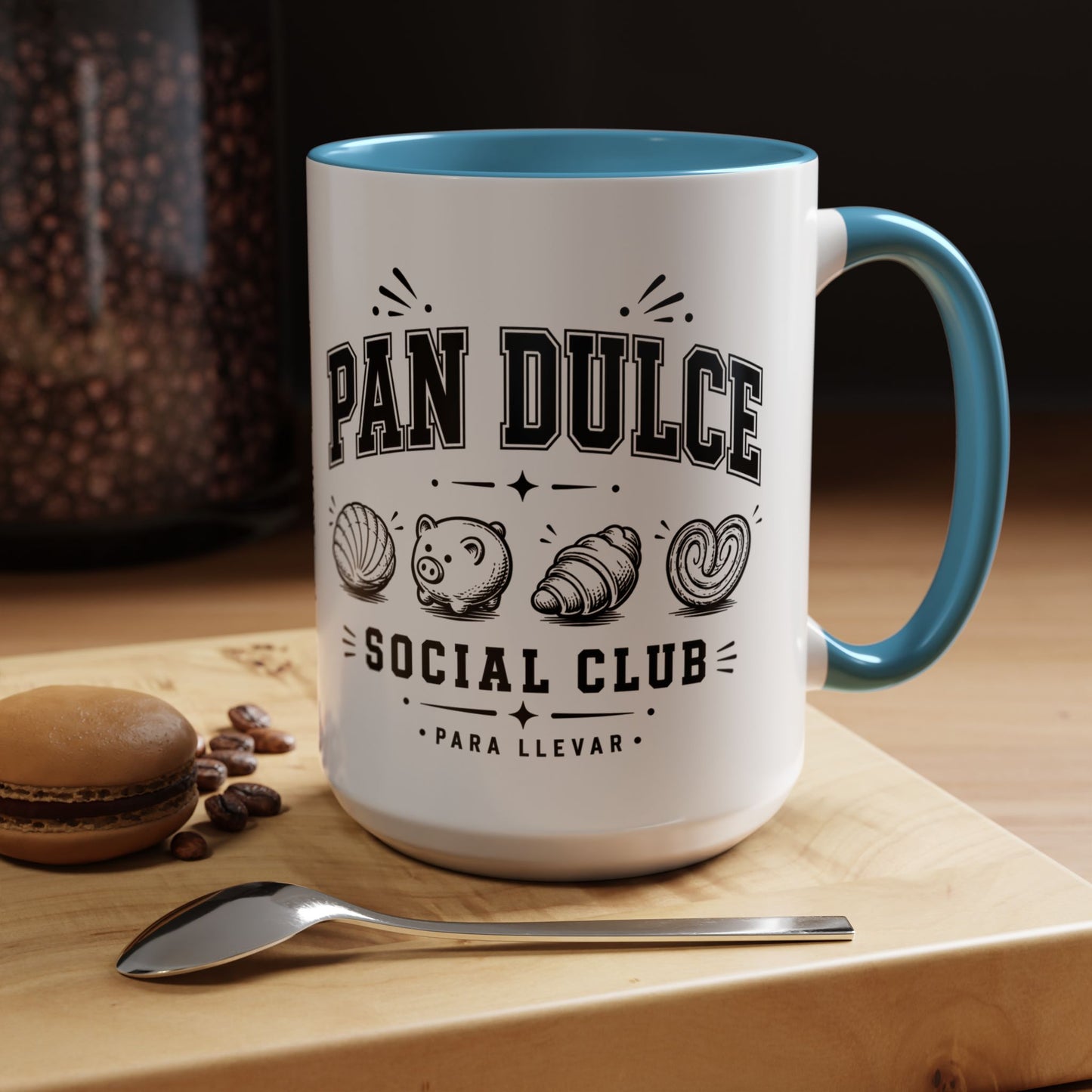Pan Dulce Mug - Latino Foods Coffee Cup - Regalos Para Mujer - Mexican Sweet Bread Gift - Latina Pride Kitchen Decor